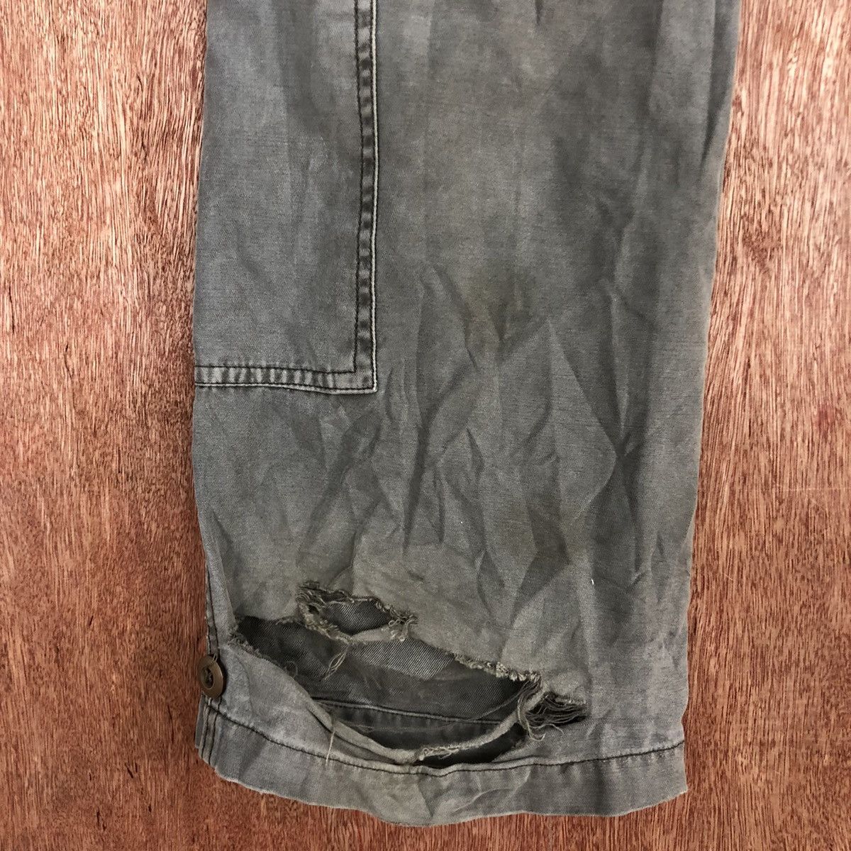 Japanese Brand DLL Resque Squad distressed cargo multipocket pants #c666 Size US 28 / EU 44 - 12 Thumbnail