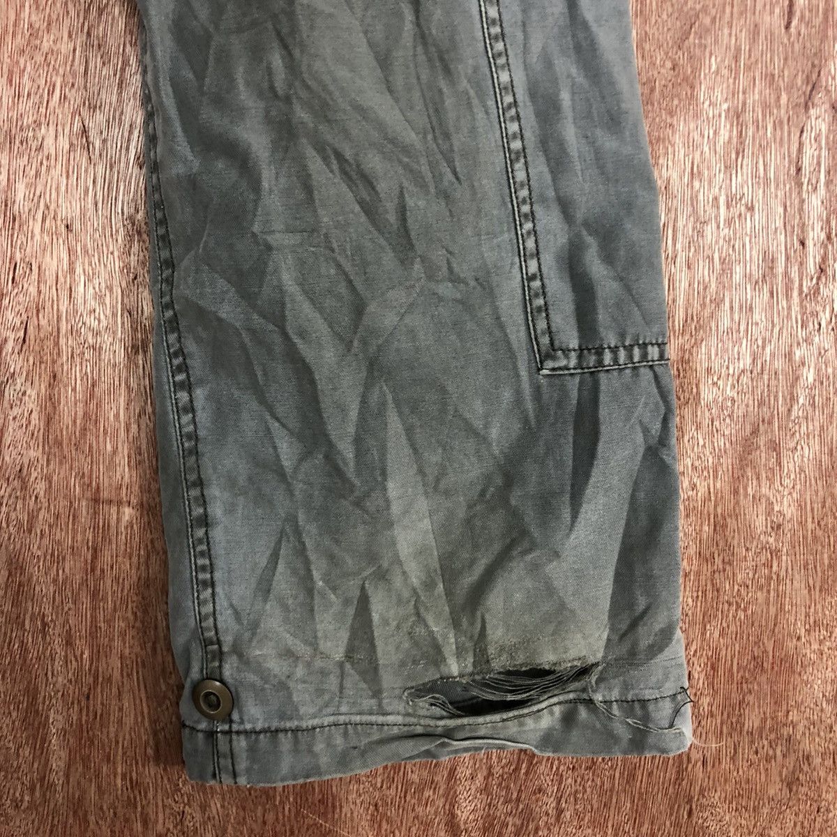 Japanese Brand DLL Resque Squad distressed cargo multipocket pants #c666 Size US 28 / EU 44 - 13 Thumbnail