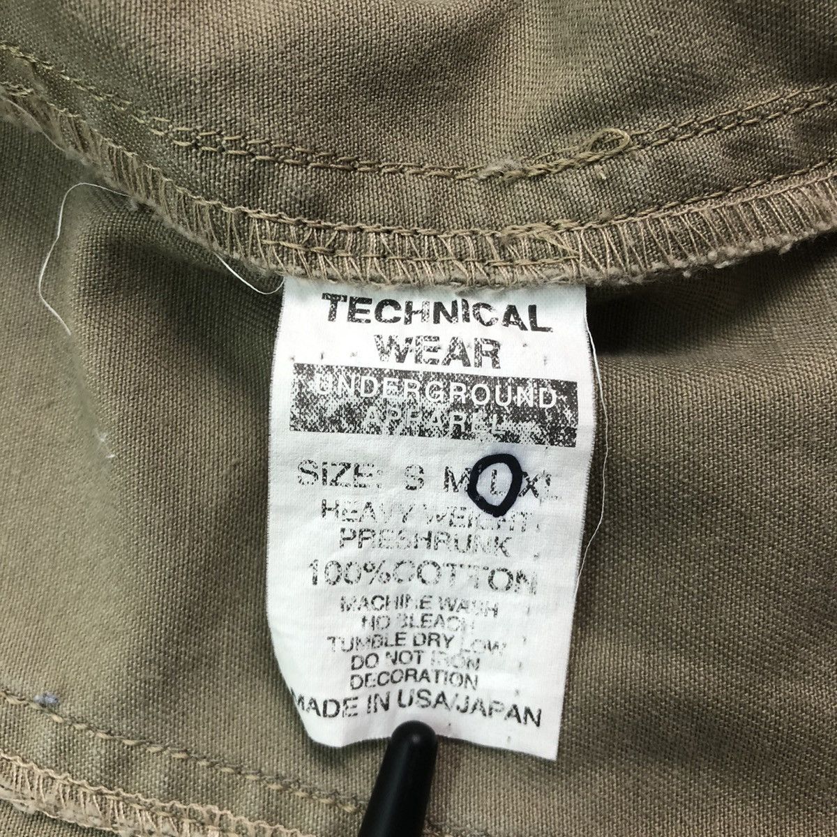 Vintage MSGR TCNCLWA Underground Apparel Technical Wear Hoodie Size US L / EU 52-54 / 3 - 10 Thumbnail