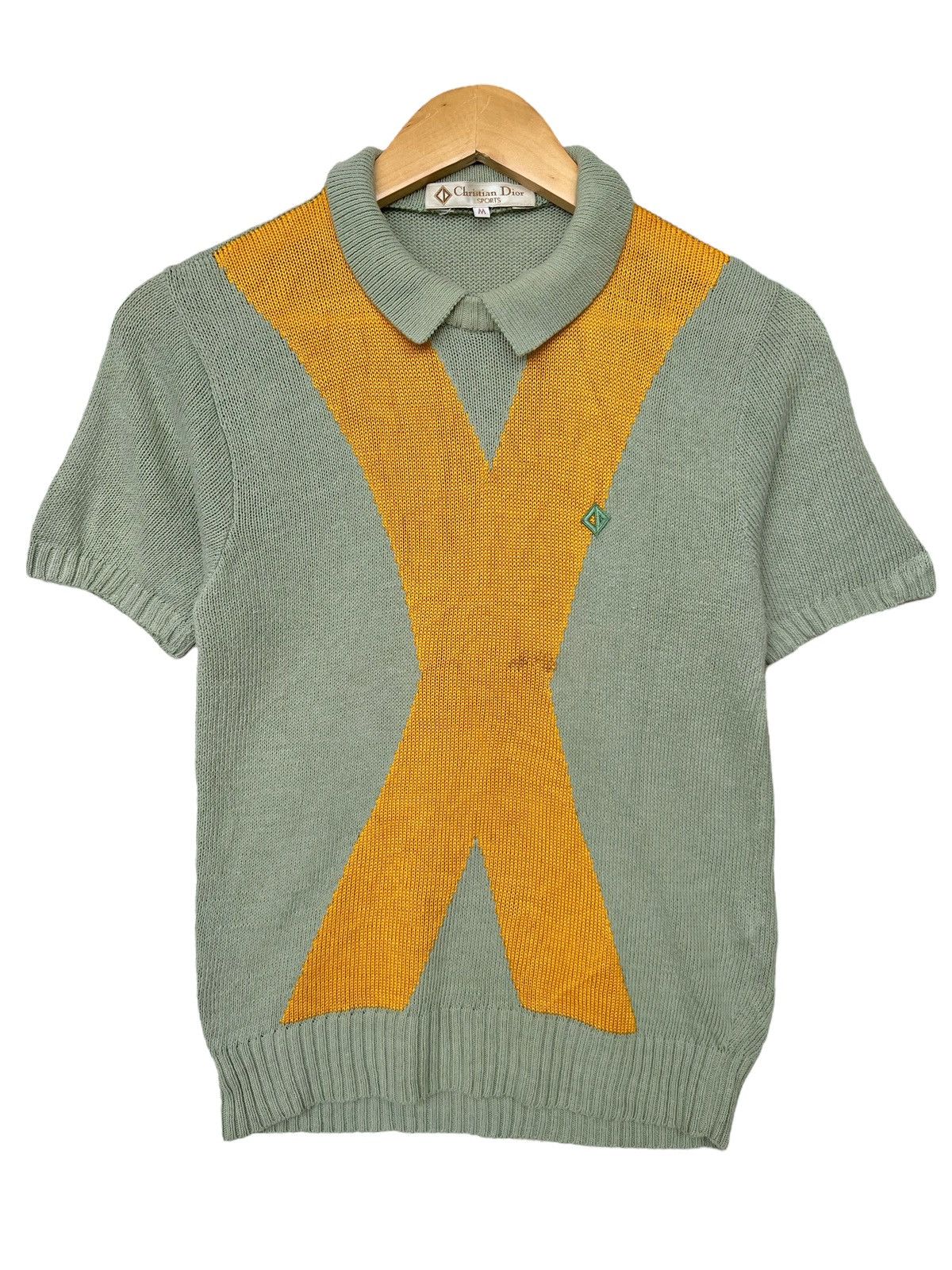 Christian Dior Monsieur Vintage Christian Dior Knitwear Short Sleeve Size M / US 6-8 / IT 42-44 - 1 Thumbnail