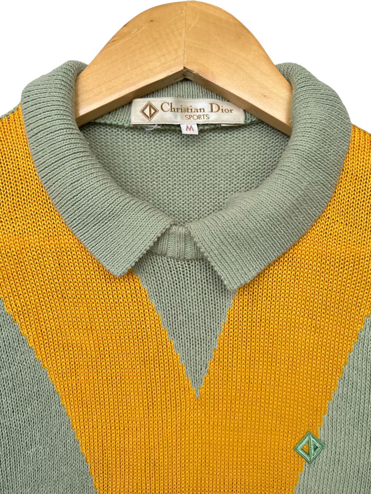 Christian Dior Monsieur Vintage Christian Dior Knitwear Short Sleeve Size M / US 6-8 / IT 42-44 - 4 Thumbnail