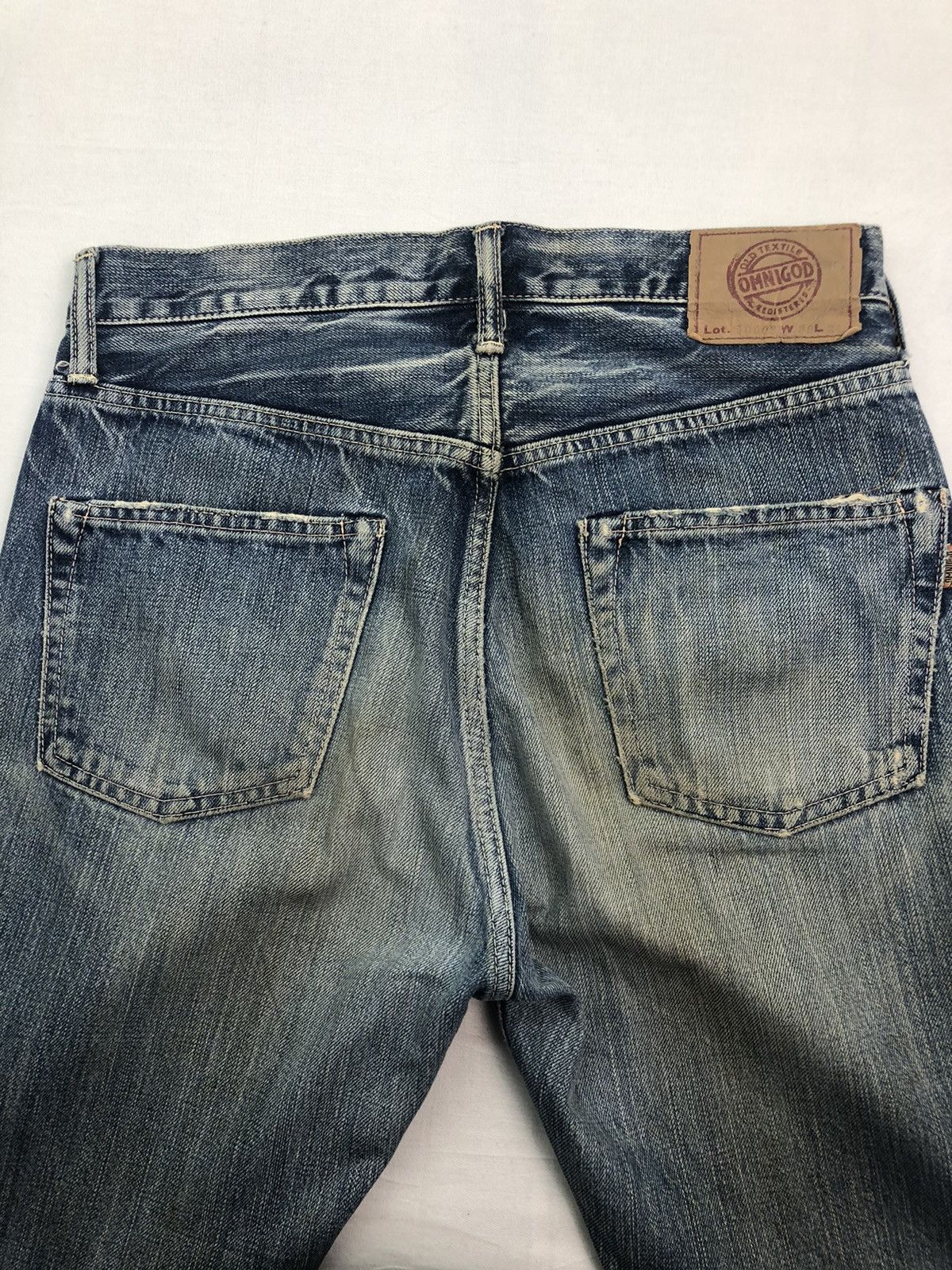 Japanese Brand × OMNIGOD × Vintage Japanese Vintage Omnigod Selvedge Denim Pants Size US 30 / EU 46 - 19 Thumbnail