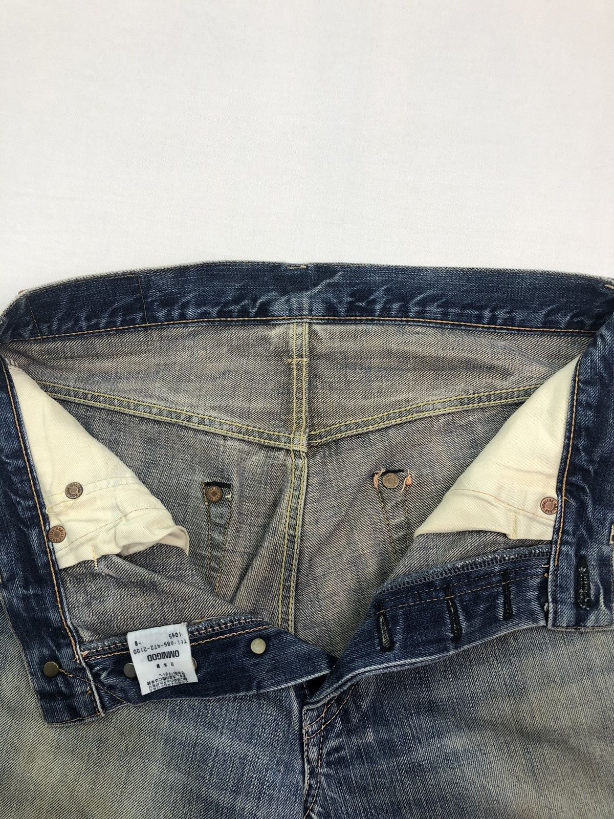 Japanese Brand × OMNIGOD × Vintage Japanese Vintage Omnigod Selvedge Denim Pants Size US 30 / EU 46 - 11 Thumbnail