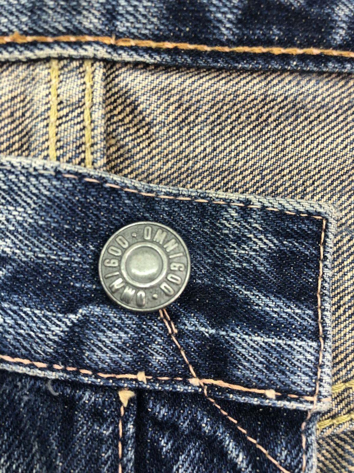 Japanese Brand × OMNIGOD × Vintage Japanese Vintage Omnigod Selvedge Denim Pants Size US 30 / EU 46 - 9 Thumbnail