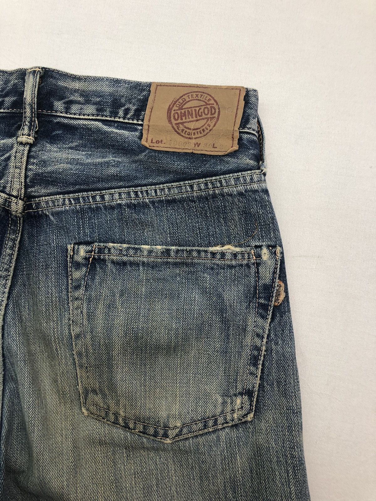 Japanese Brand × OMNIGOD × Vintage Japanese Vintage Omnigod Selvedge Denim Pants Size US 30 / EU 46 - 18 Thumbnail
