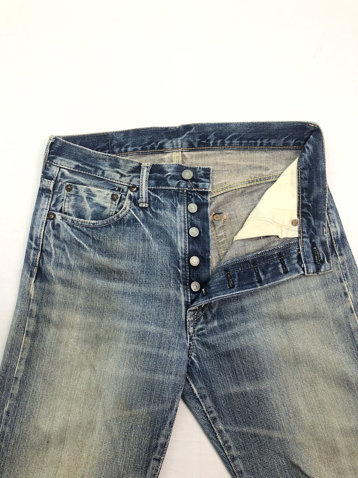Japanese Brand × OMNIGOD × Vintage Japanese Vintage Omnigod Selvedge Denim Pants Size US 30 / EU 46 - 7 Thumbnail