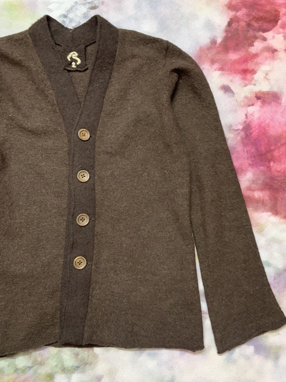 45rpm 45rpm Mohair Wool Cardigan Kiro Hirata of Kapital Size US M / EU 48-50 / 2 - 3 Thumbnail