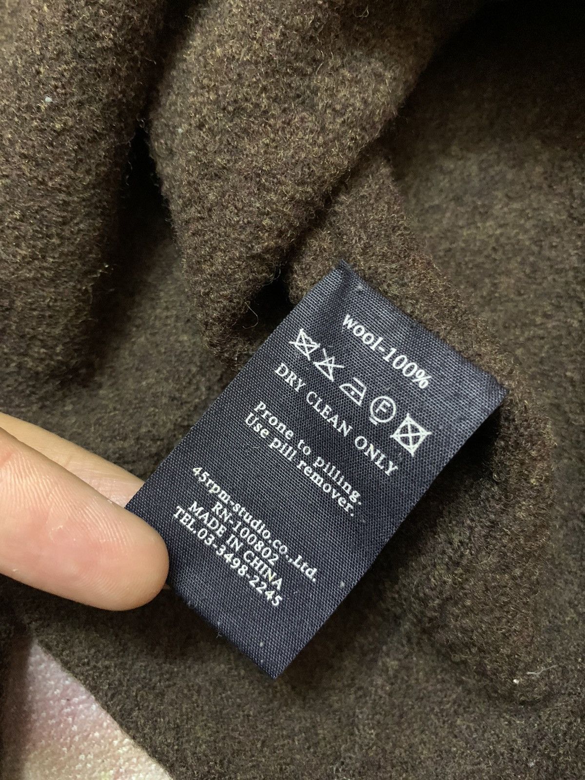 45rpm 45rpm Mohair Wool Cardigan Kiro Hirata of Kapital Size US M / EU 48-50 / 2 - 6 Thumbnail