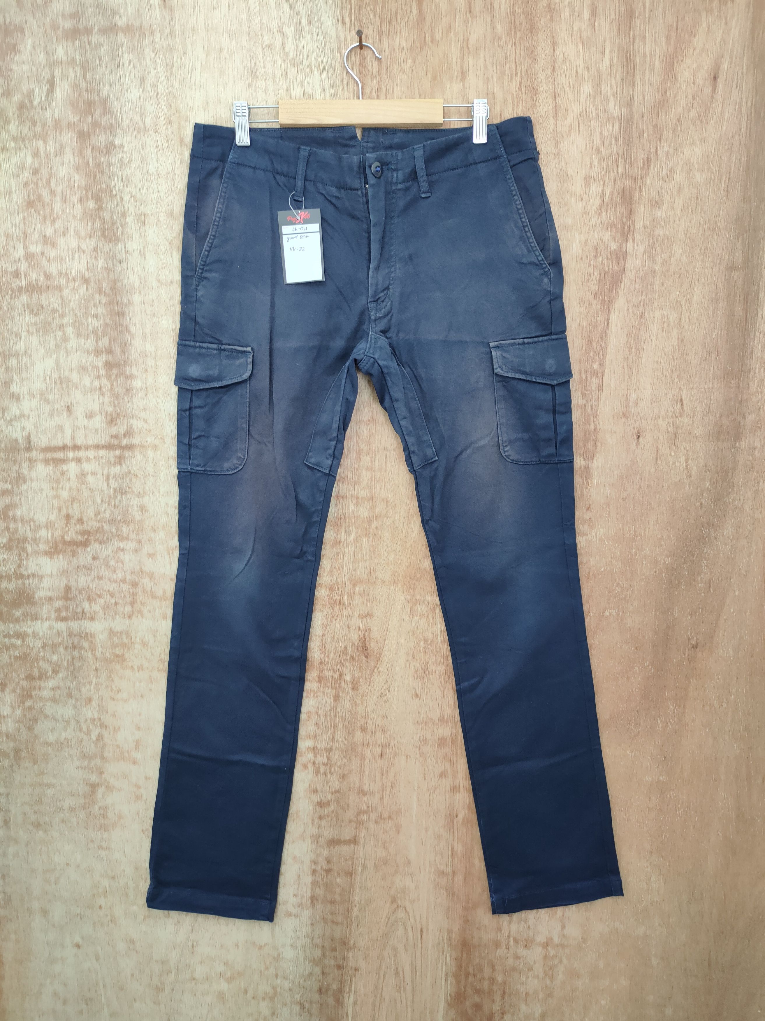 image of Grand Slam Faded Blue Multipocket Cargo Pants 46-041, Men's (Size 31)