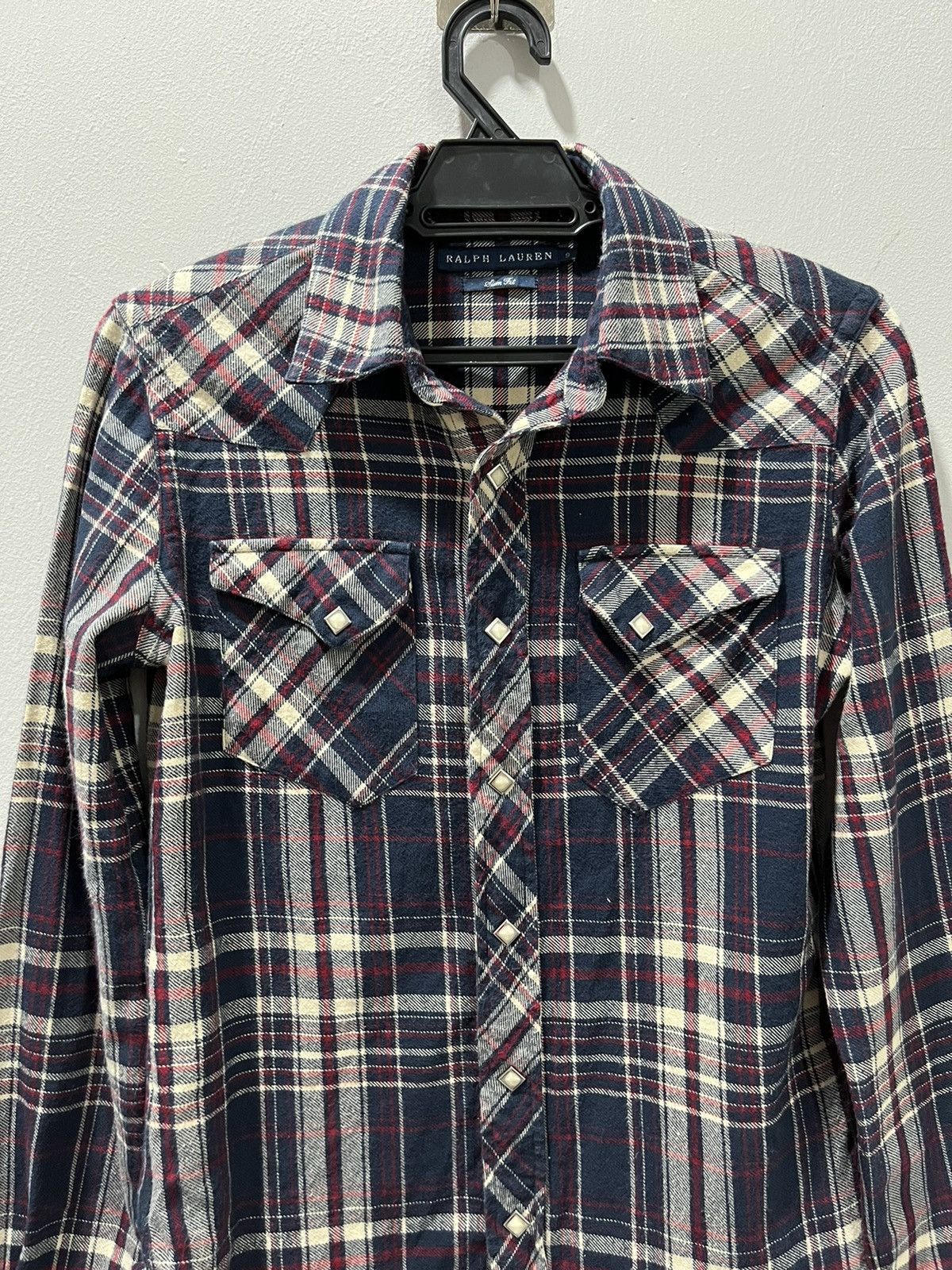 Ralph Lauren Ralph Lauren Flannel Slim Fit Vintage Style Size XS / US 0-2 / IT 36-38 - 3 Thumbnail