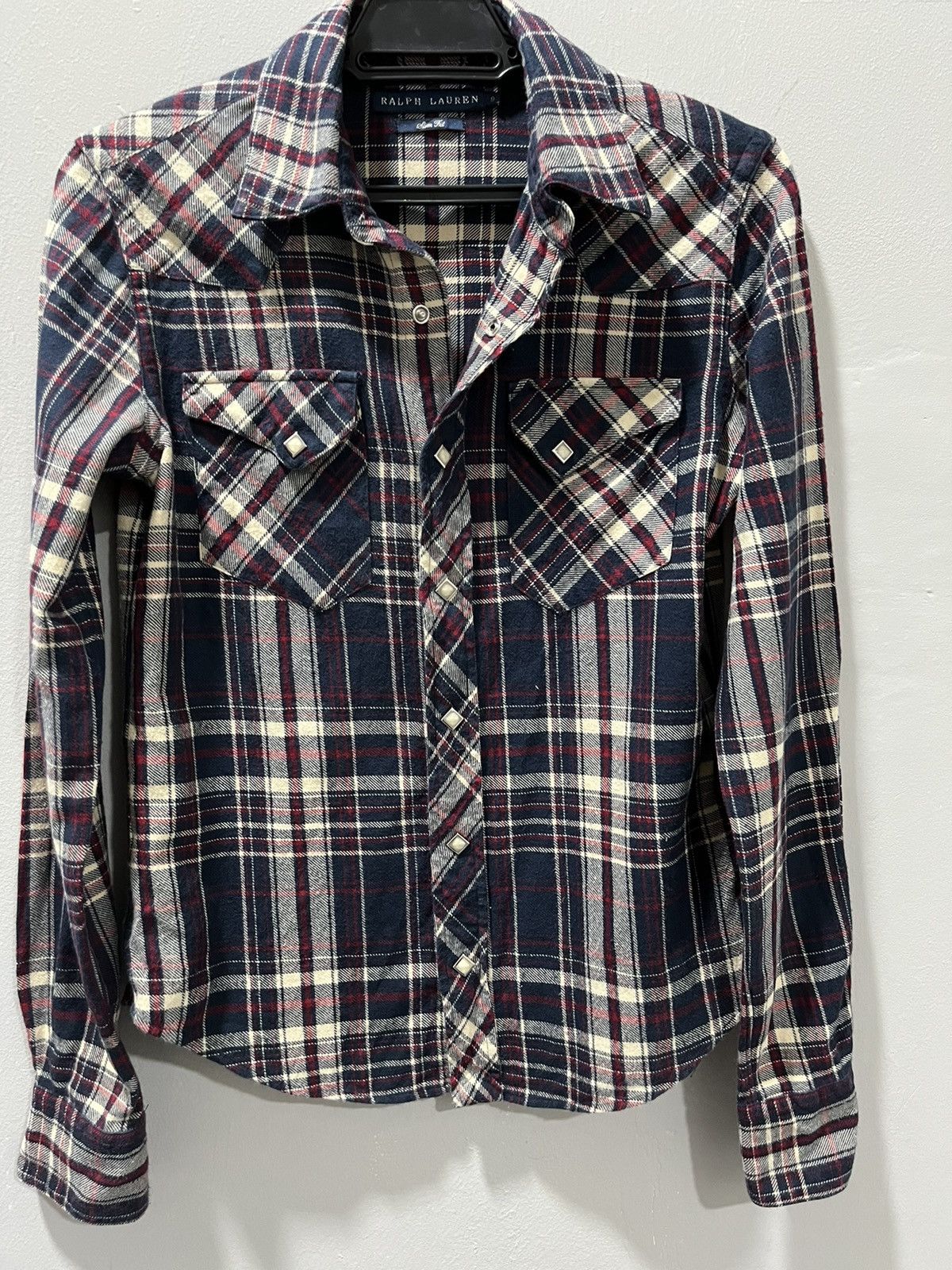 Ralph Lauren Ralph Lauren Flannel Slim Fit Vintage Style Size XS / US 0-2 / IT 36-38 - 7 Thumbnail