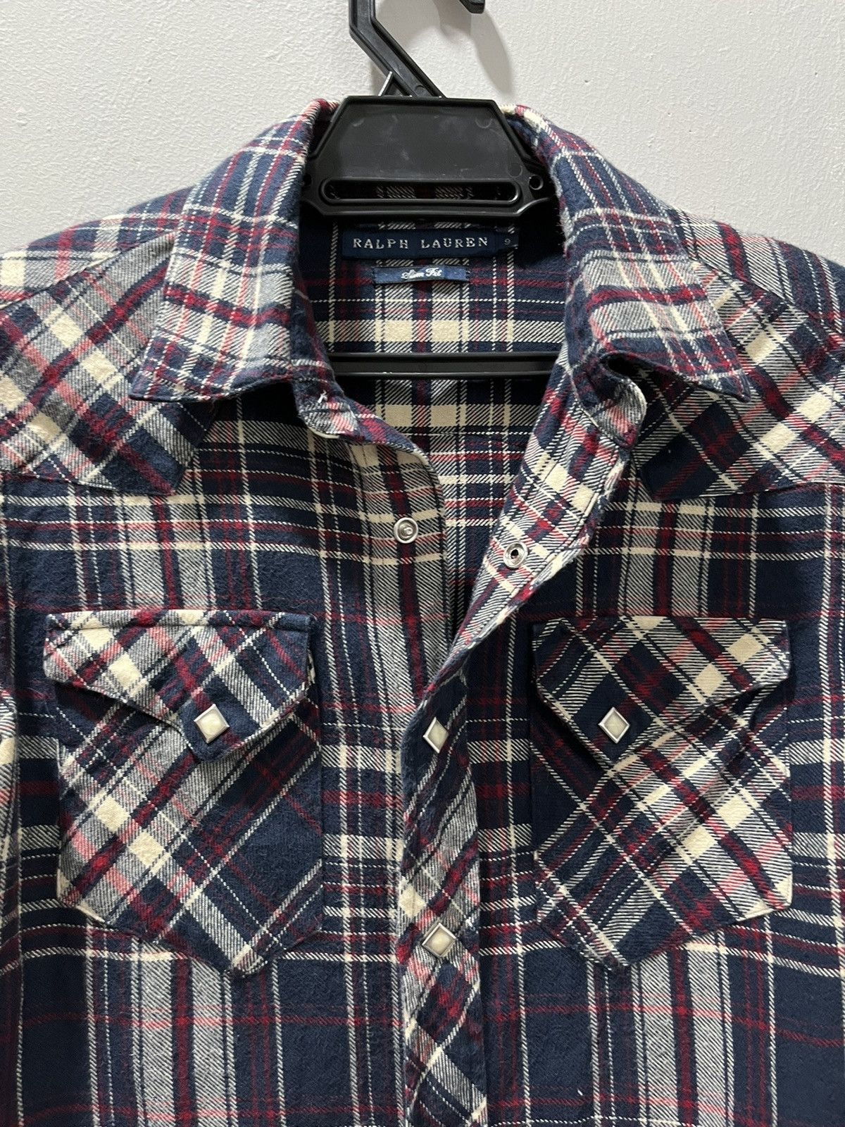 Ralph Lauren Ralph Lauren Flannel Slim Fit Vintage Style Size XS / US 0-2 / IT 36-38 - 6 Thumbnail