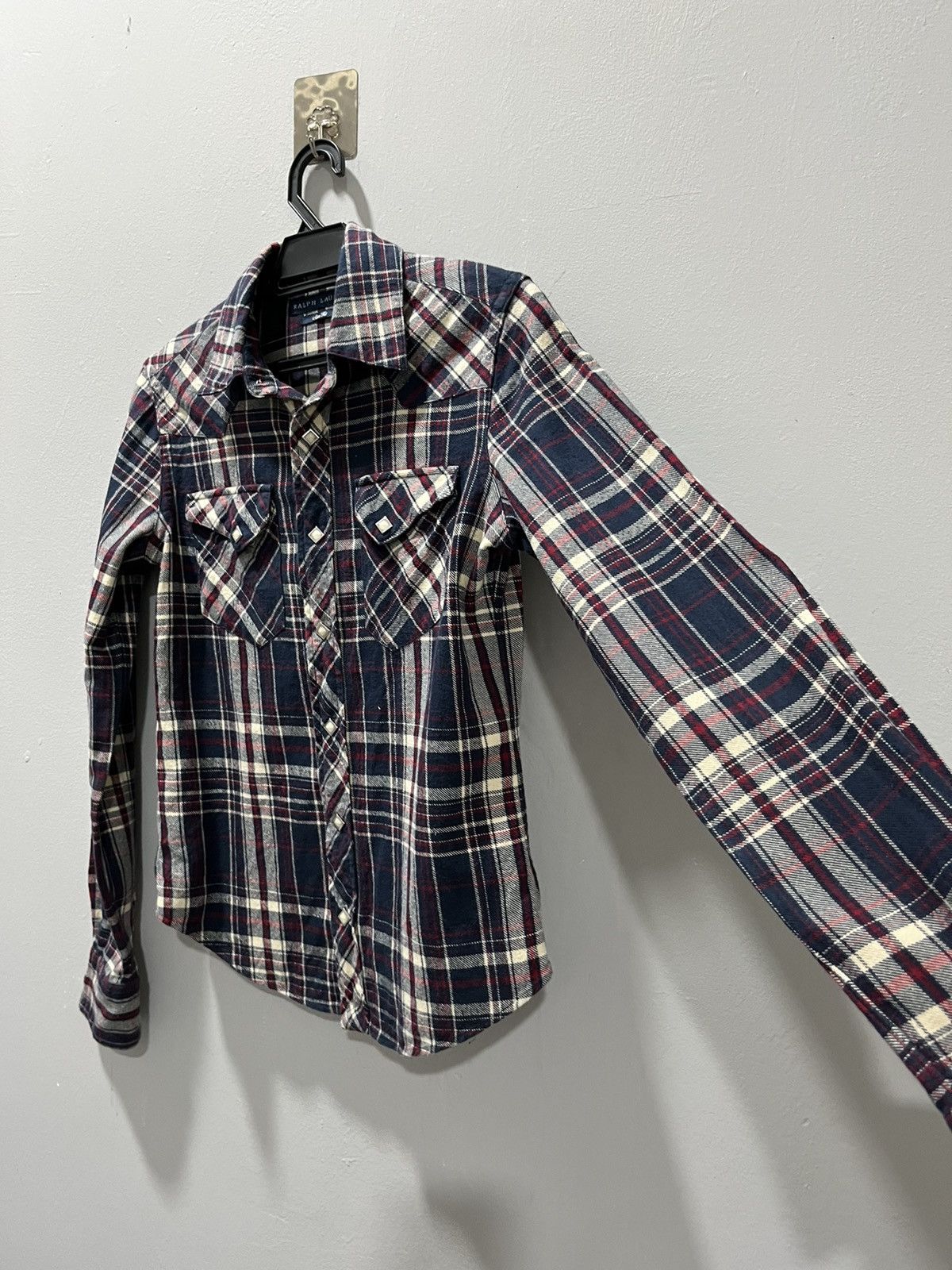 Ralph Lauren Ralph Lauren Flannel Slim Fit Vintage Style Size XS / US 0-2 / IT 36-38 - 5 Thumbnail