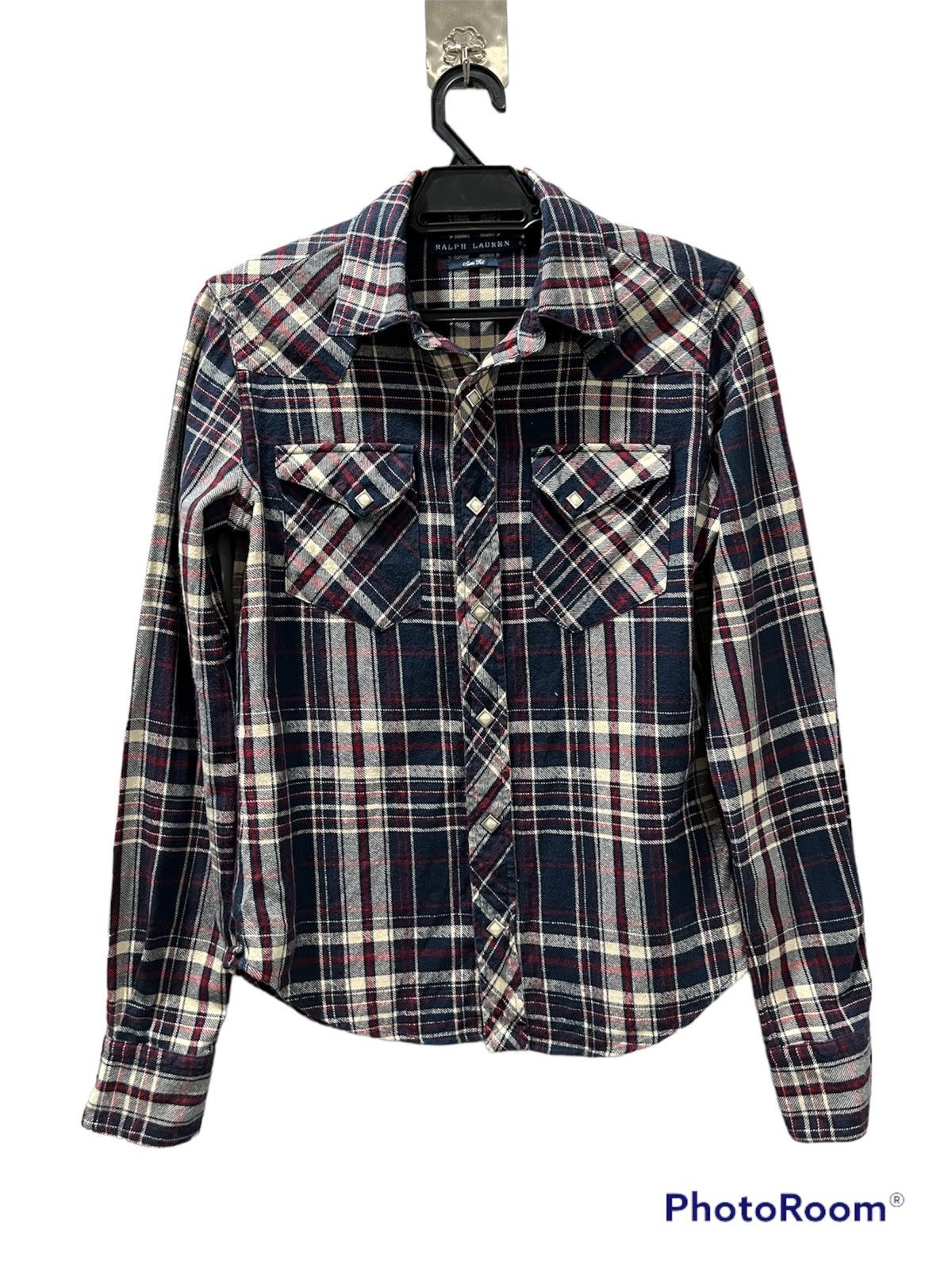 Ralph Lauren Ralph Lauren Flannel Slim Fit Vintage Style Size XS / US 0-2 / IT 36-38 - 1 Thumbnail