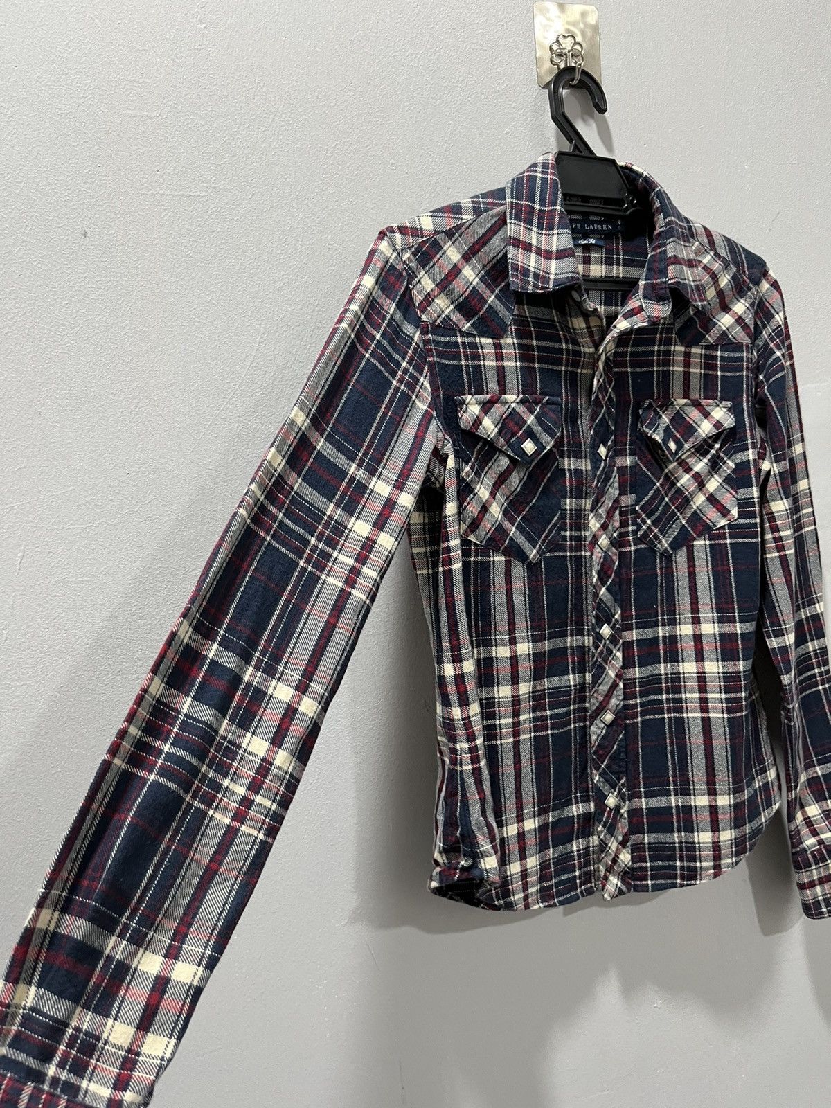 Ralph Lauren Ralph Lauren Flannel Slim Fit Vintage Style Size XS / US 0-2 / IT 36-38 - 4 Thumbnail