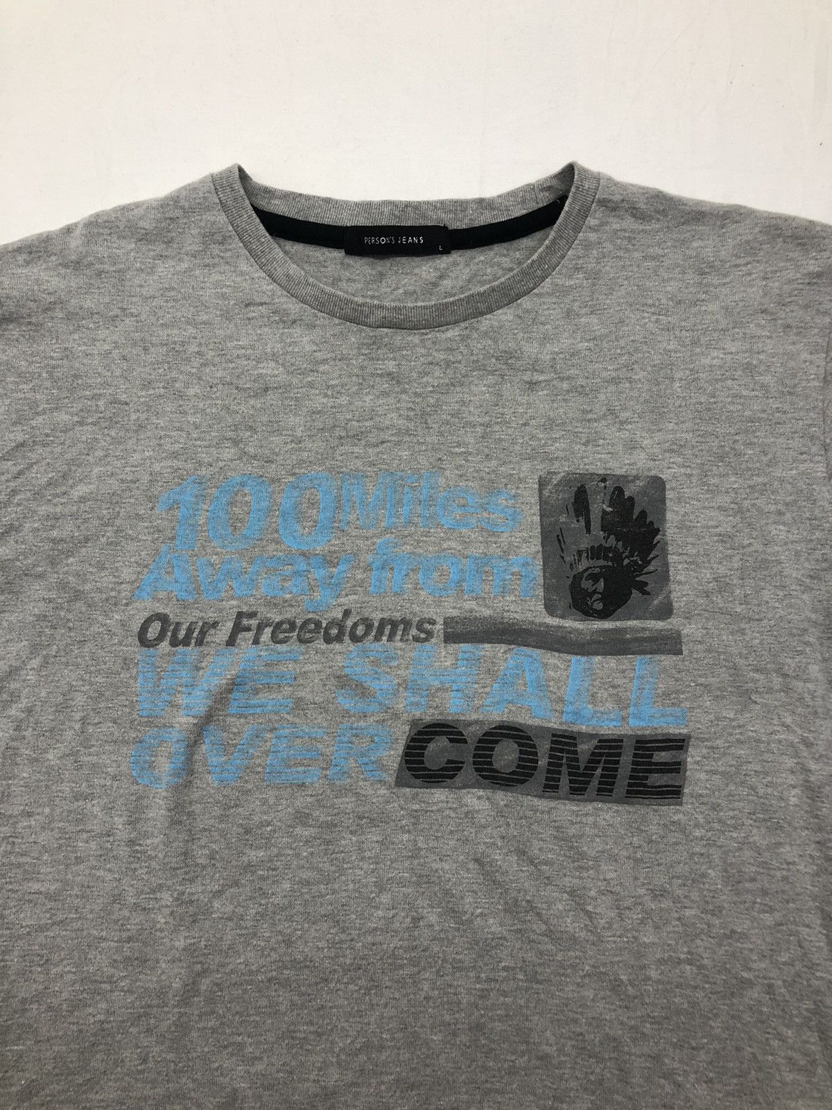 Japanese Brand Japanese Person’s our Freedom Long Sleeve Tshirt Size US L / EU 52-54 / 3 - 3 Thumbnail