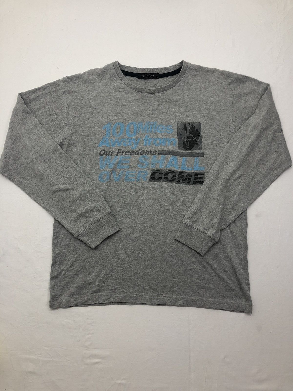 Japanese Brand Japanese Person’s our Freedom Long Sleeve Tshirt Size US L / EU 52-54 / 3 - 2 Thumbnail
