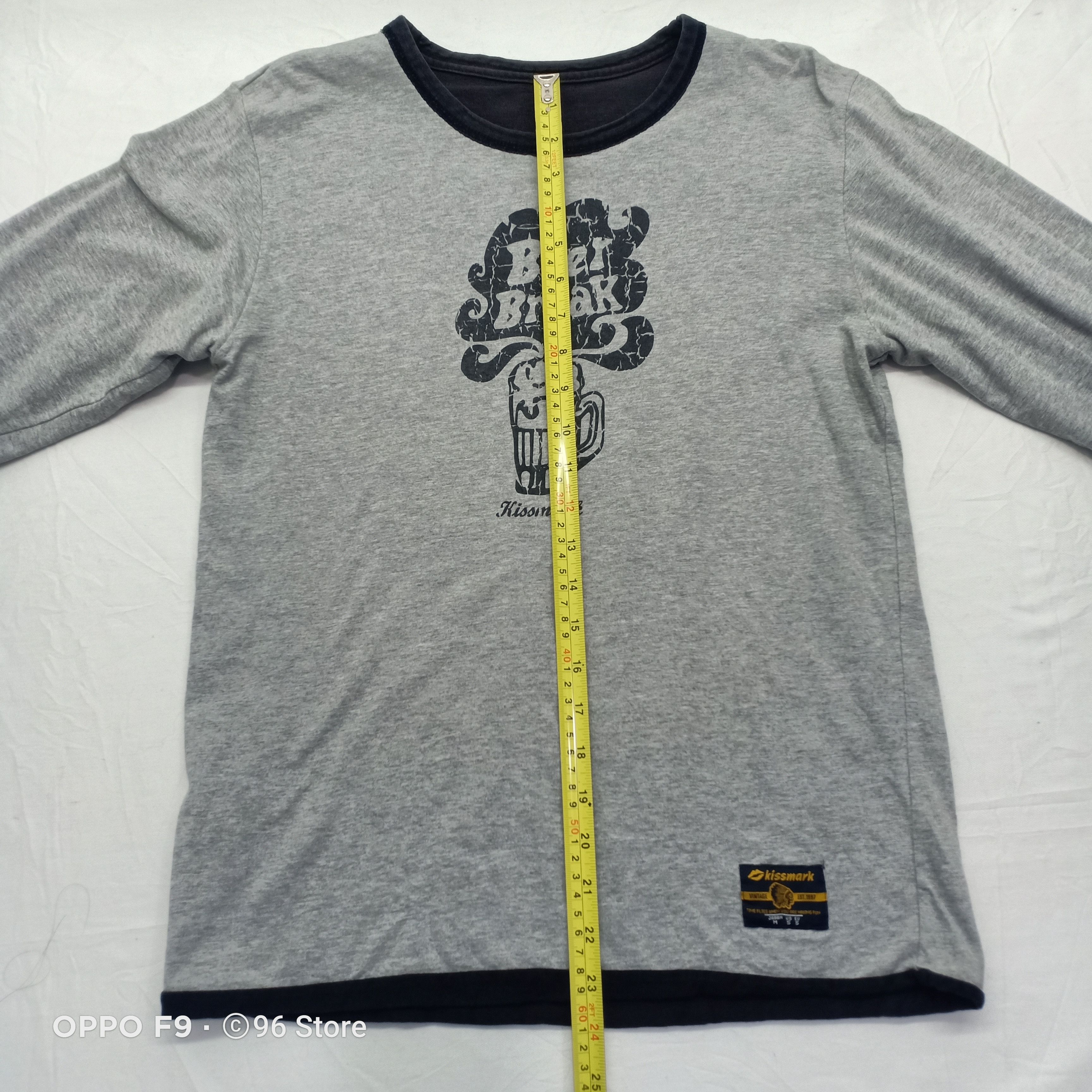 Japanese Brand Japanese Kissmark Riversible Longsleeve crewneck Size US S / EU 44-46 / 1 - 7 Thumbnail