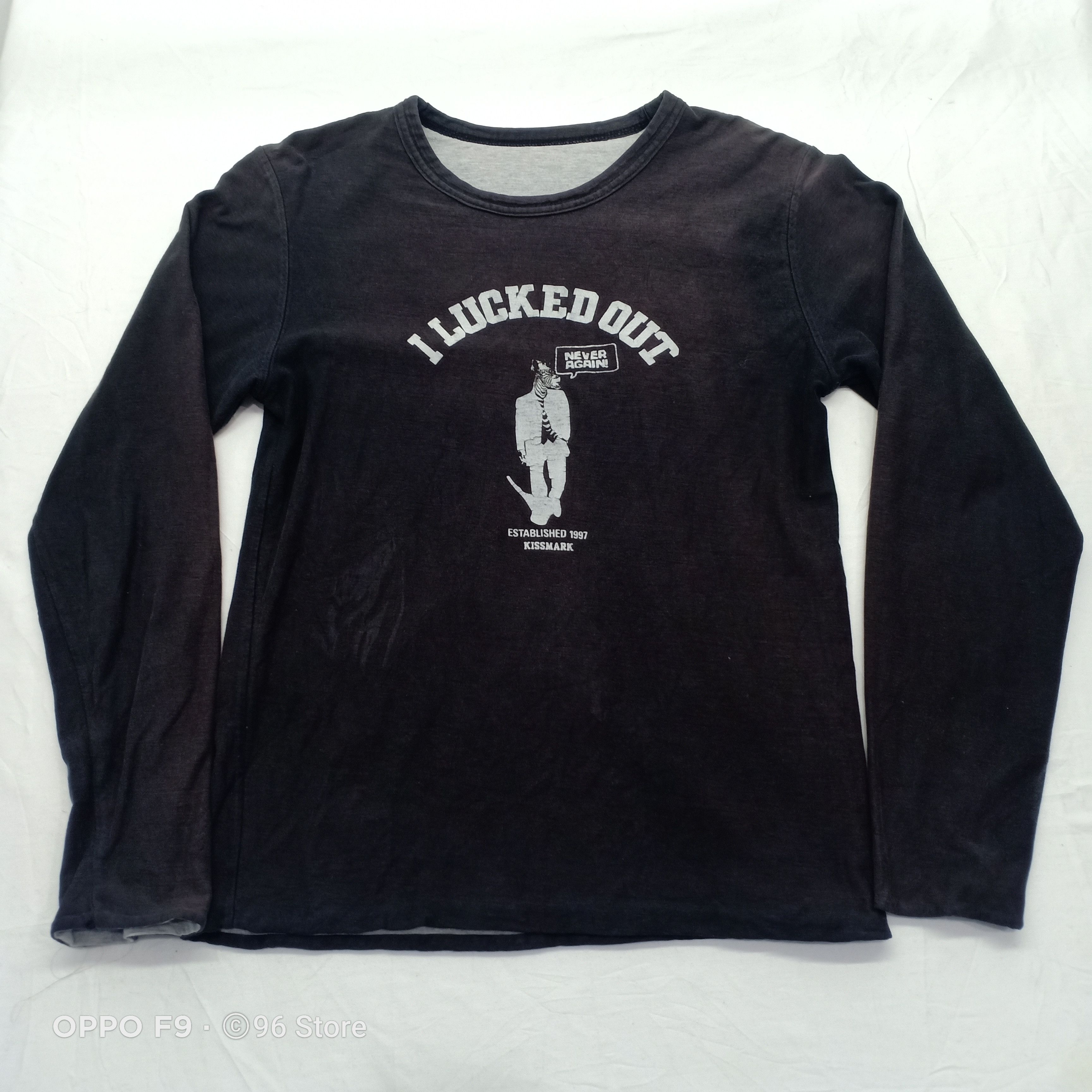 Japanese Brand Japanese Kissmark Riversible Longsleeve crewneck Size US S / EU 44-46 / 1 - 1 Thumbnail