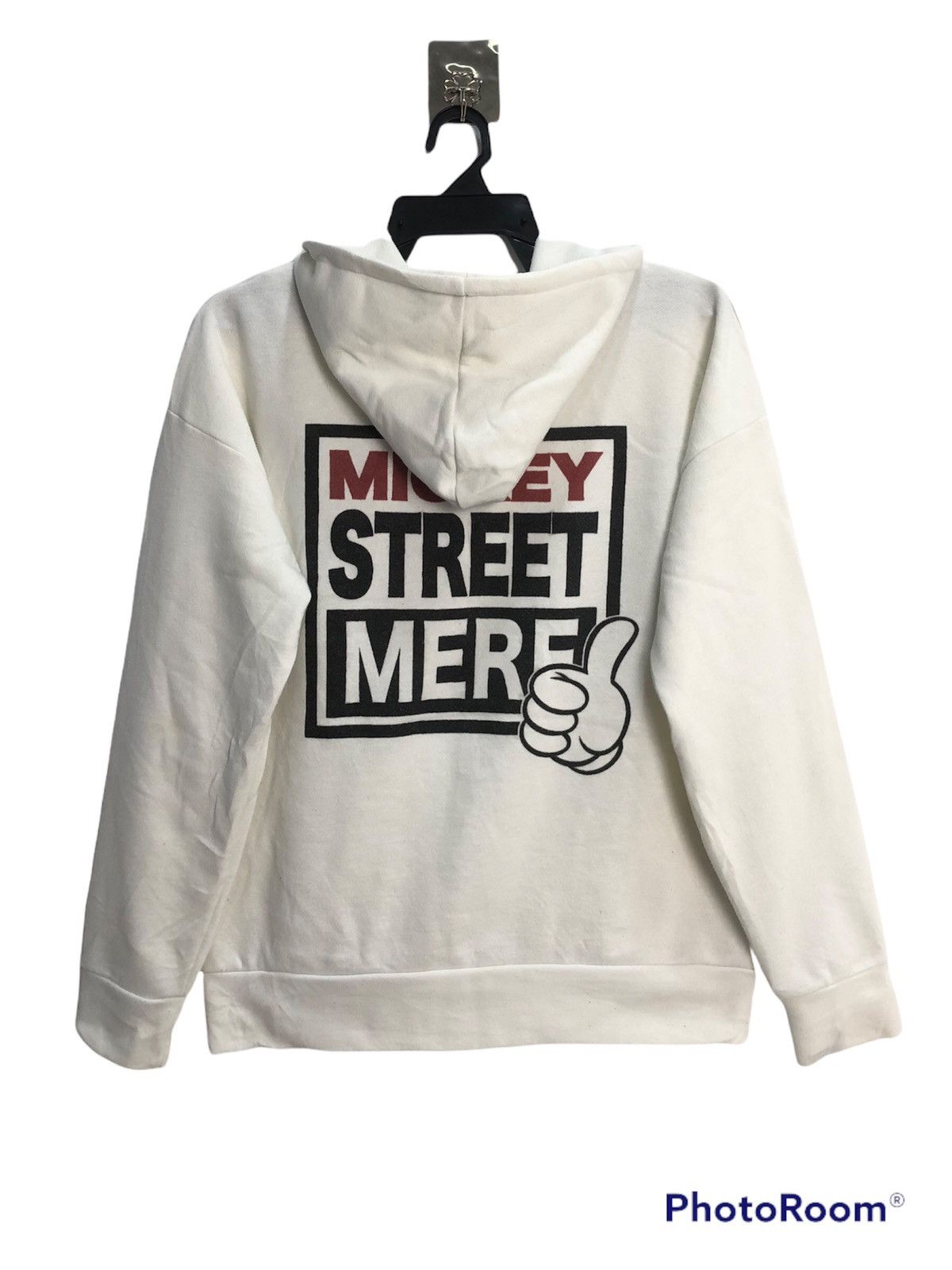 Disney Vintage Mickey Street Mere White Hoodie Size US M / EU 48-50 / 2 - 1 Thumbnail