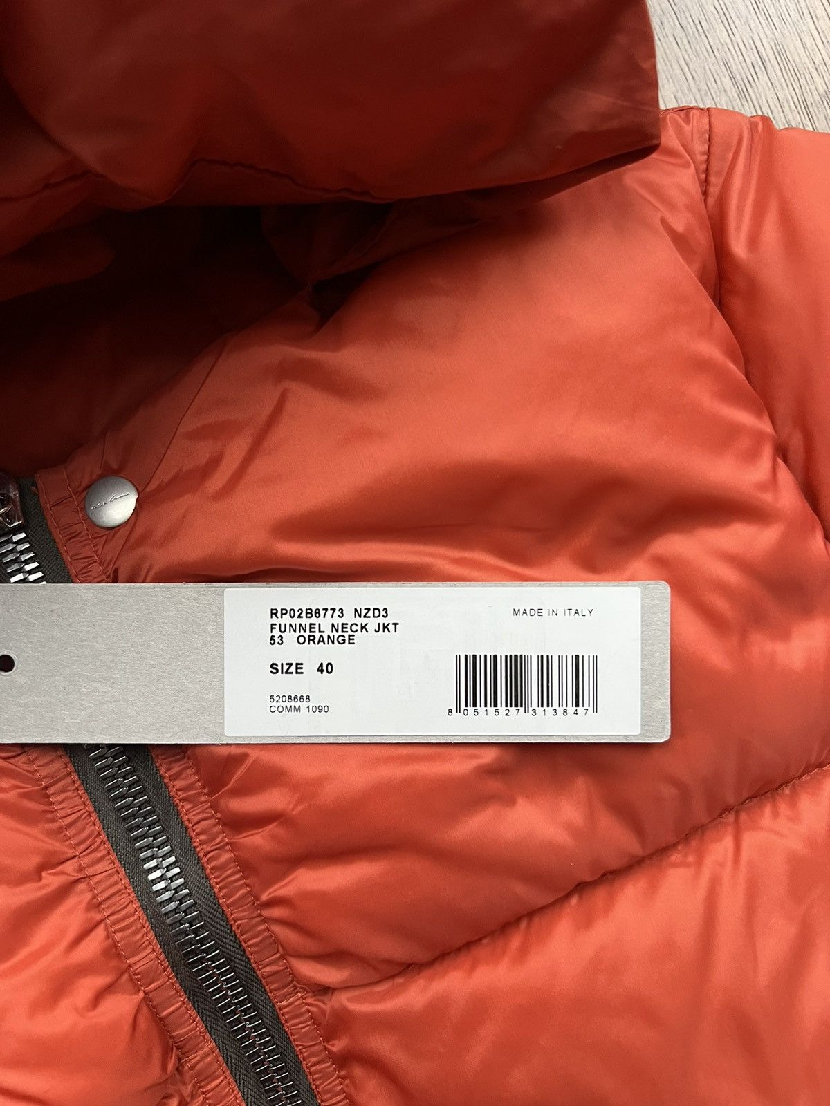 Rick Owens Cropped Funnel Neck Tonopa Down Puffer Jacket Size US S / EU 44-46 / 1 - 8 Thumbnail
