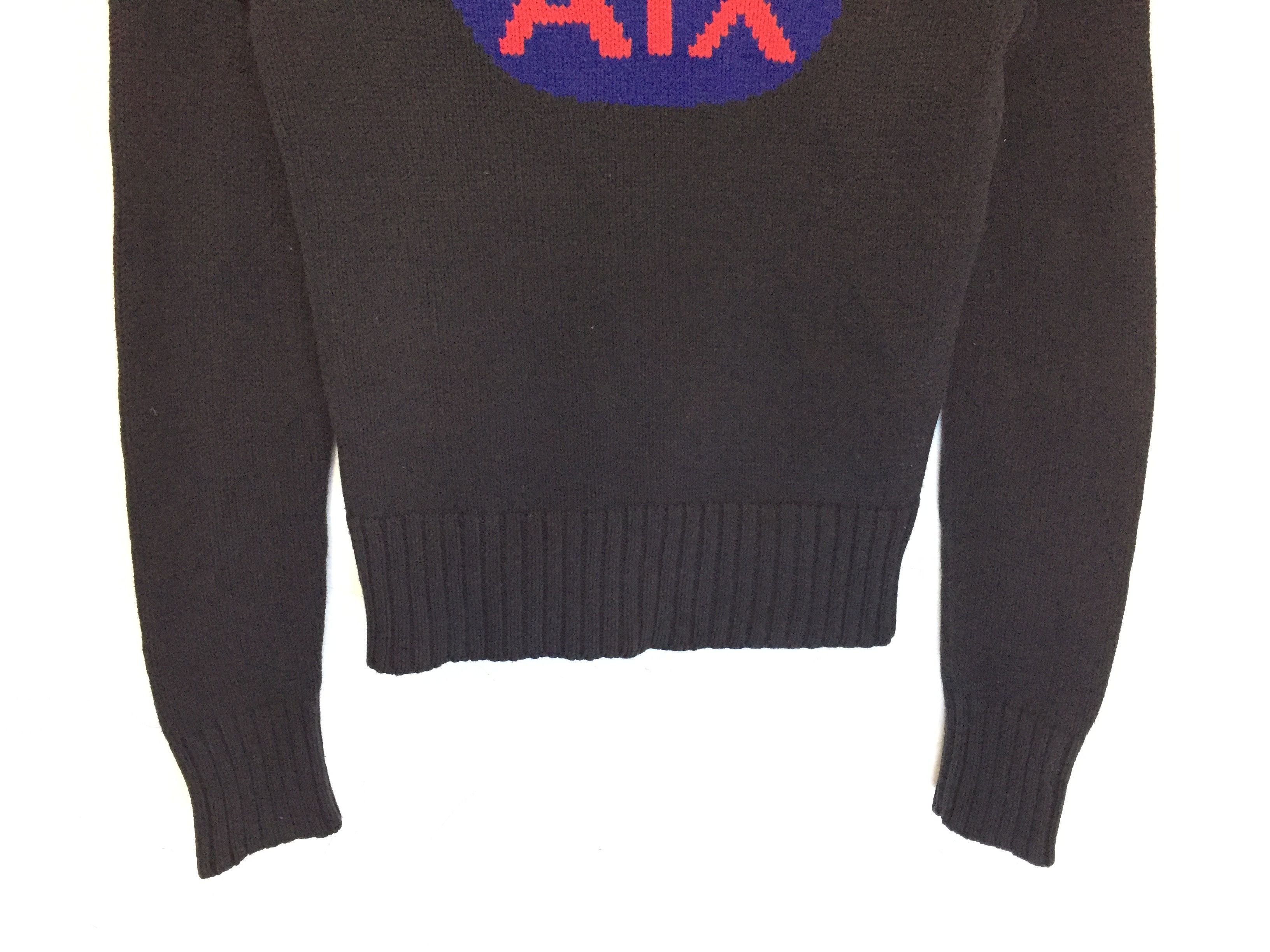 Armani Exchange 90's Armani logo intarsia knit logo crop Size S / US 4 / IT 40 - 4 Thumbnail