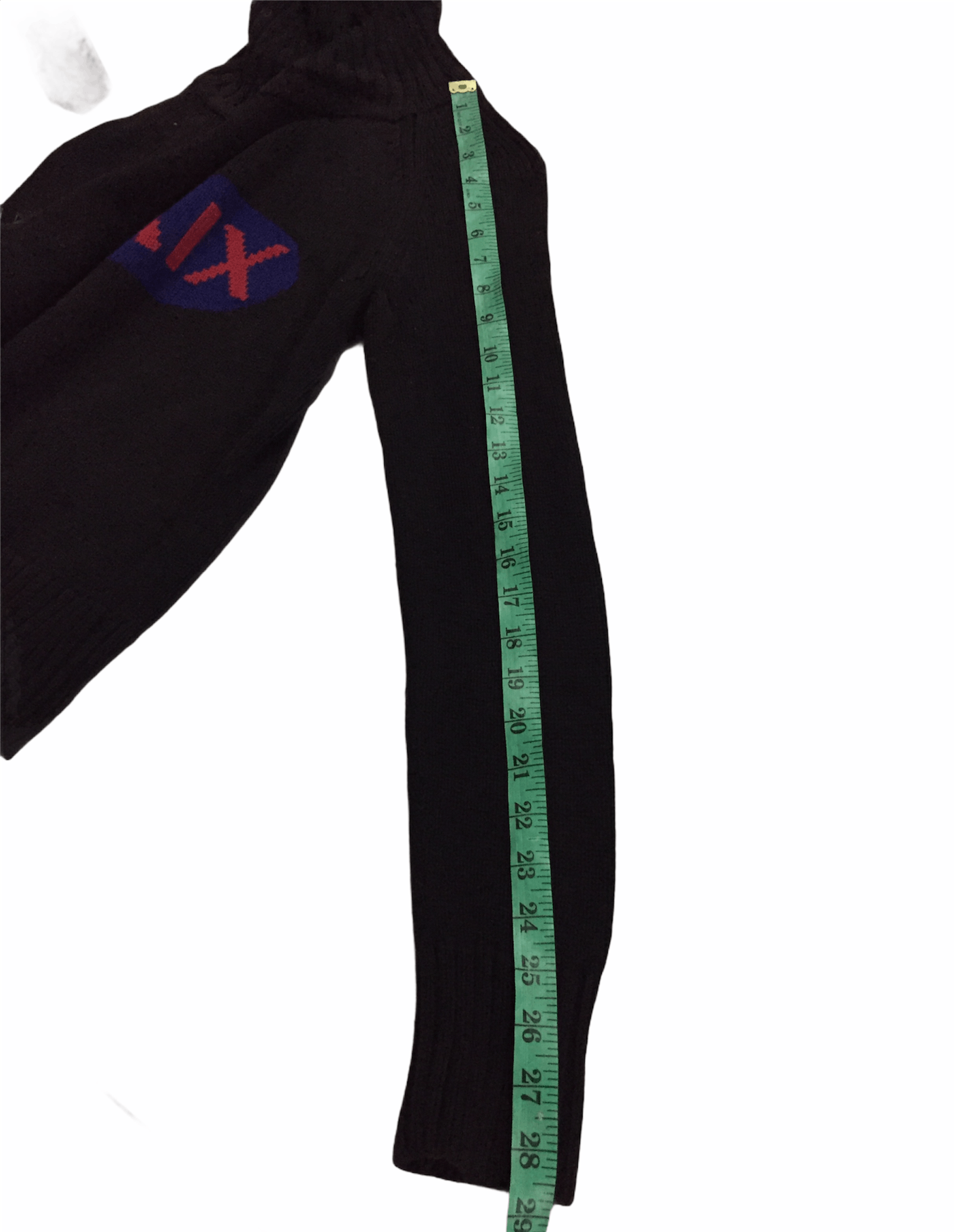 Armani Exchange 90's Armani logo intarsia knit logo crop Size S / US 4 / IT 40 - 10 Thumbnail