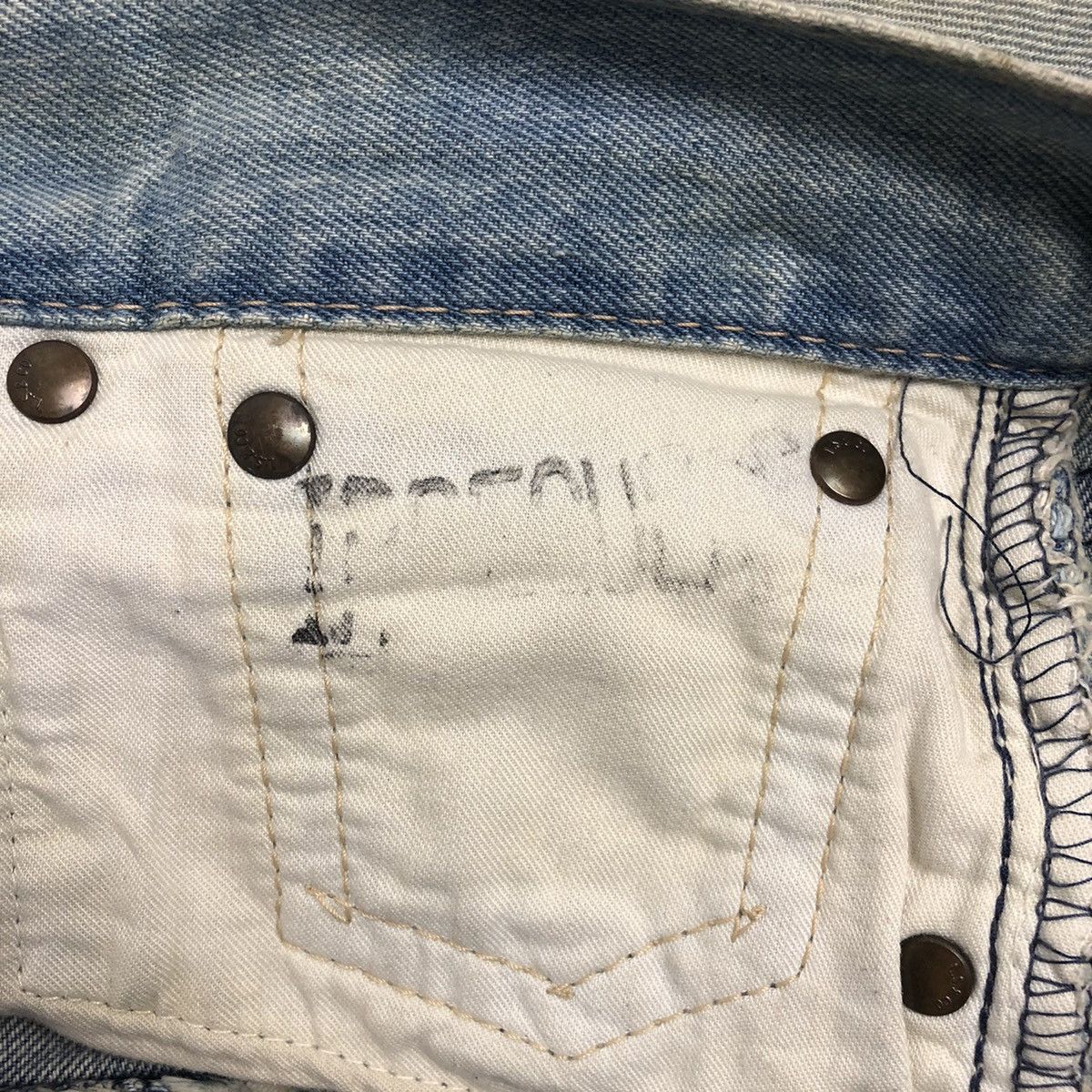 Levi's × Levi's Vintage Clothing Vintage Levis 907 Denim Boot cut Denim Pants Size US 31 - 24 Thumbnail