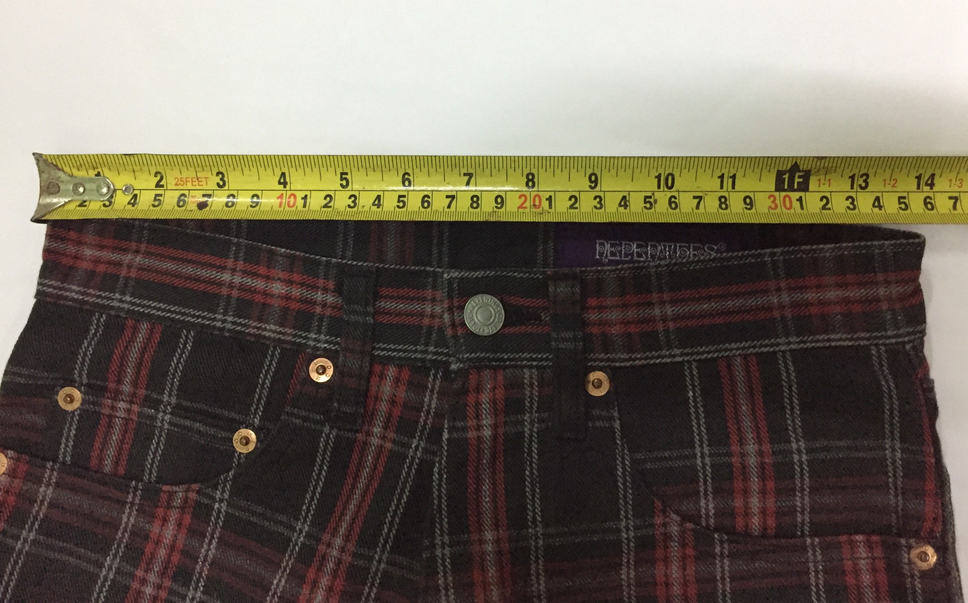 Needles 90s Nepenthes Purple Label tartan denim Size US 28 / EU 44 - 9 Thumbnail