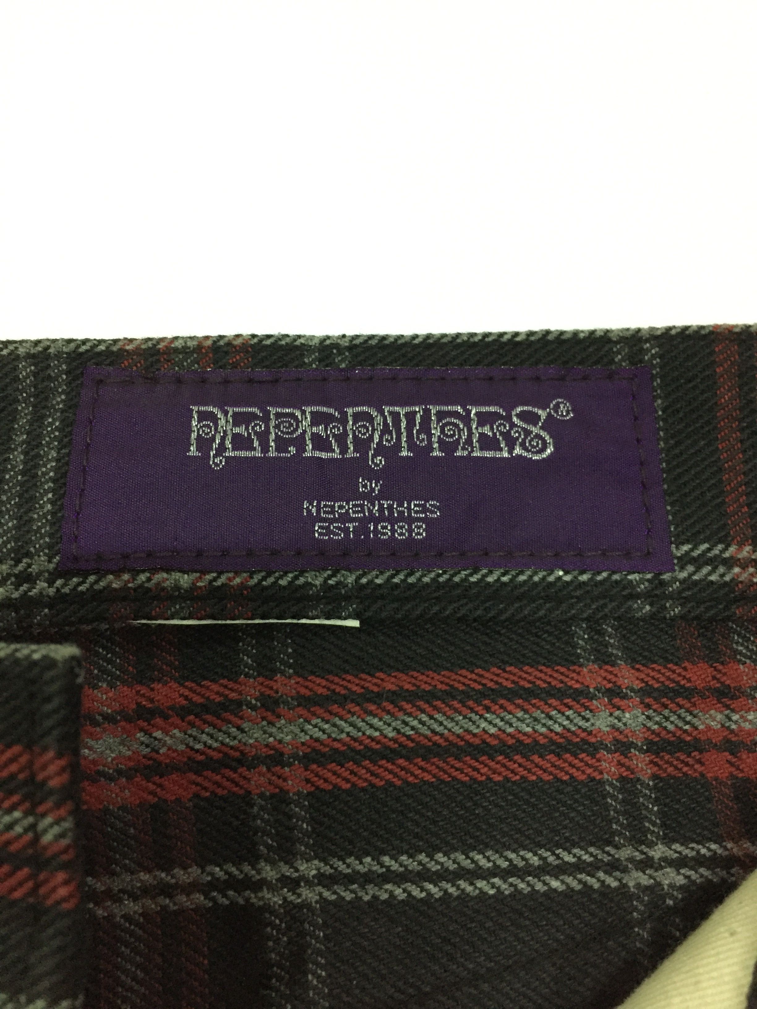 Needles 90s Nepenthes Purple Label tartan denim Size US 28 / EU 44 - 8 Thumbnail