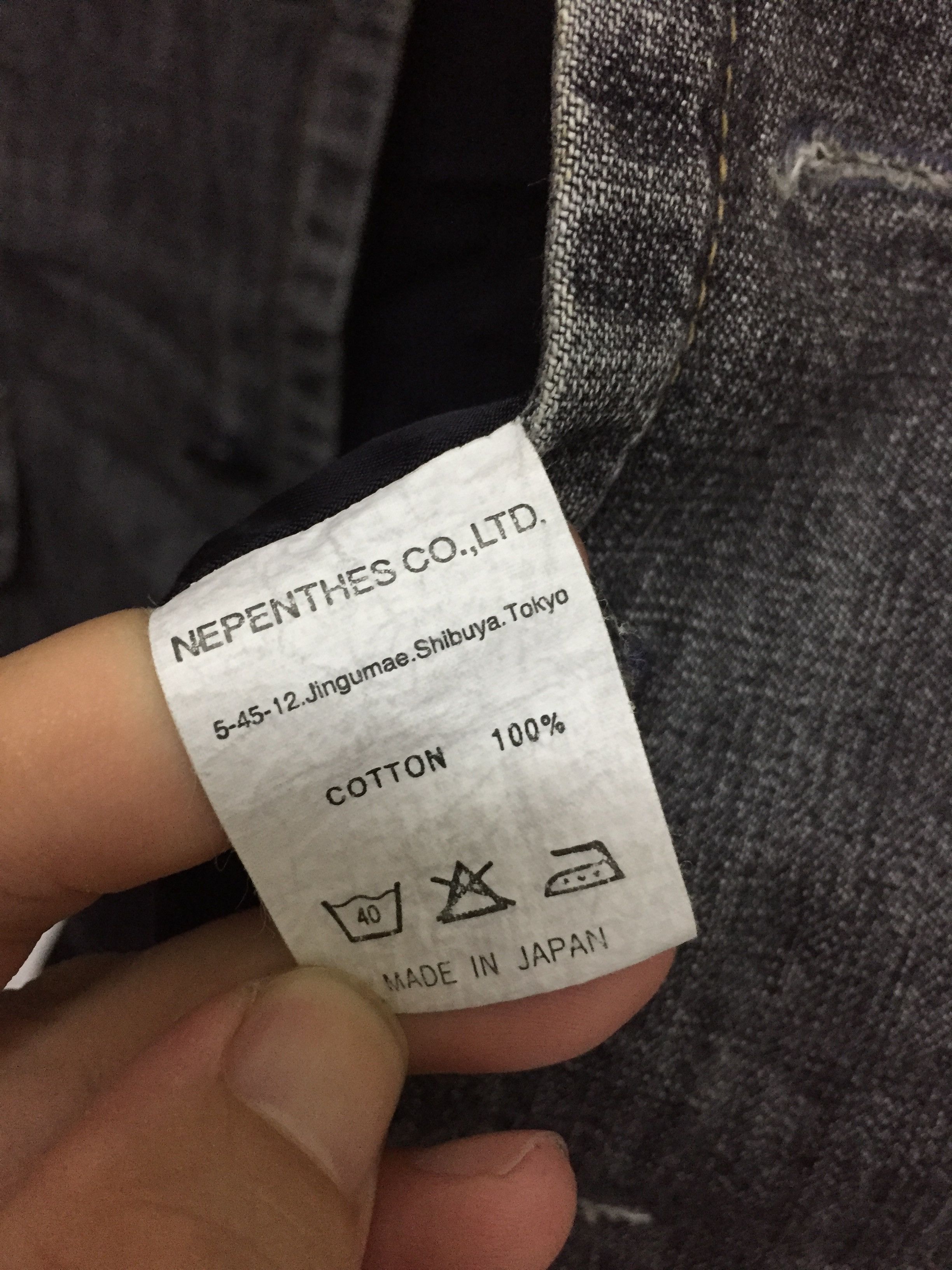Needles 90s PINK Label Nepenthes wash denim jacket Size S / US 4 / IT 40 - 8 Thumbnail