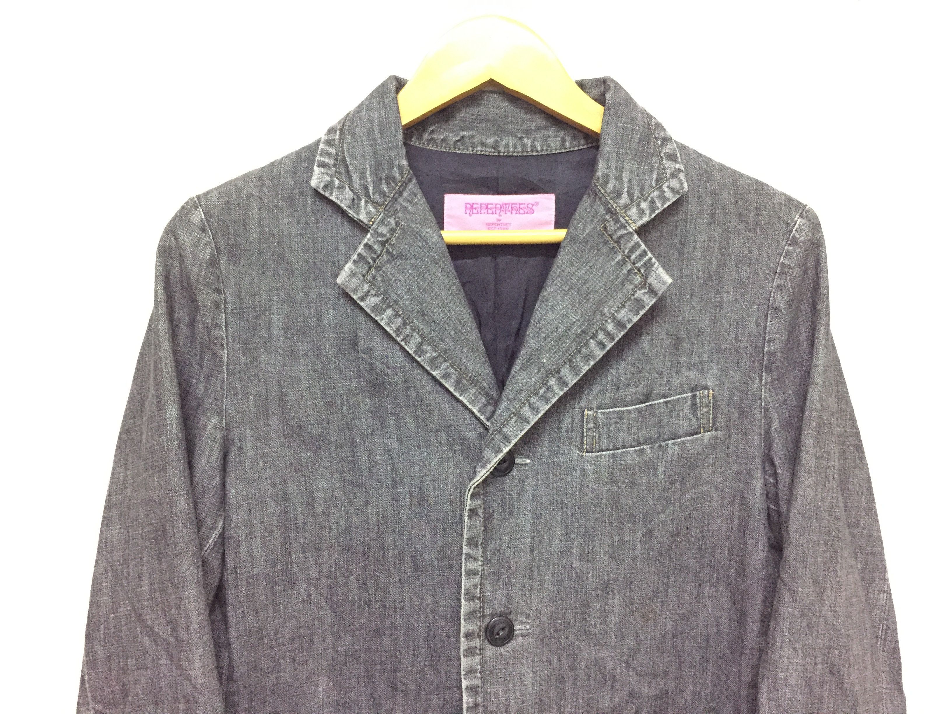 Needles 90s PINK Label Nepenthes wash denim jacket Size S / US 4 / IT 40 - 2 Thumbnail