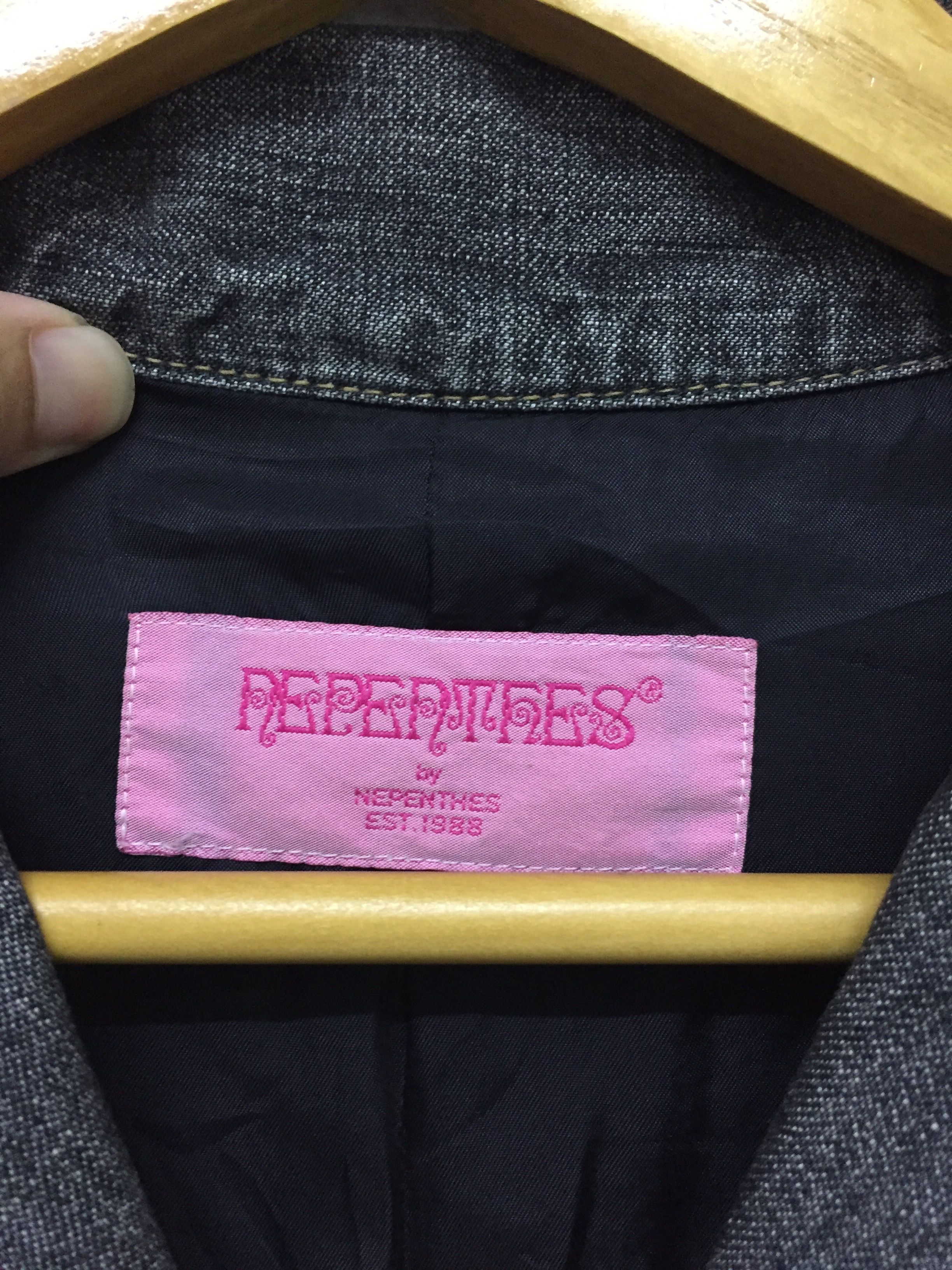 Needles 90s PINK Label Nepenthes wash denim jacket Size S / US 4 / IT 40 - 7 Thumbnail