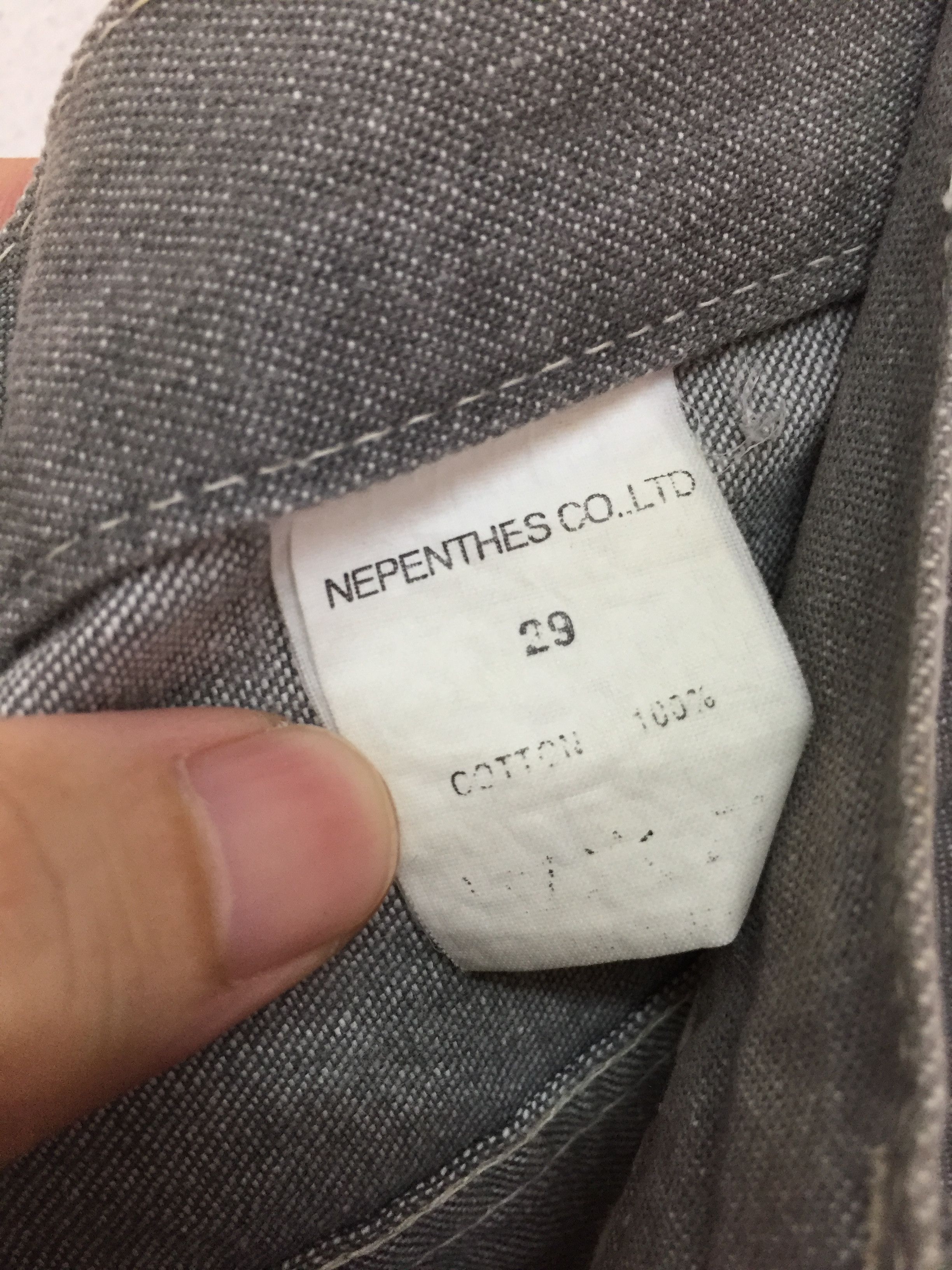 Needles HOGGS By Nepthenthes Grey Wash pants Size US 29 - 12 Thumbnail