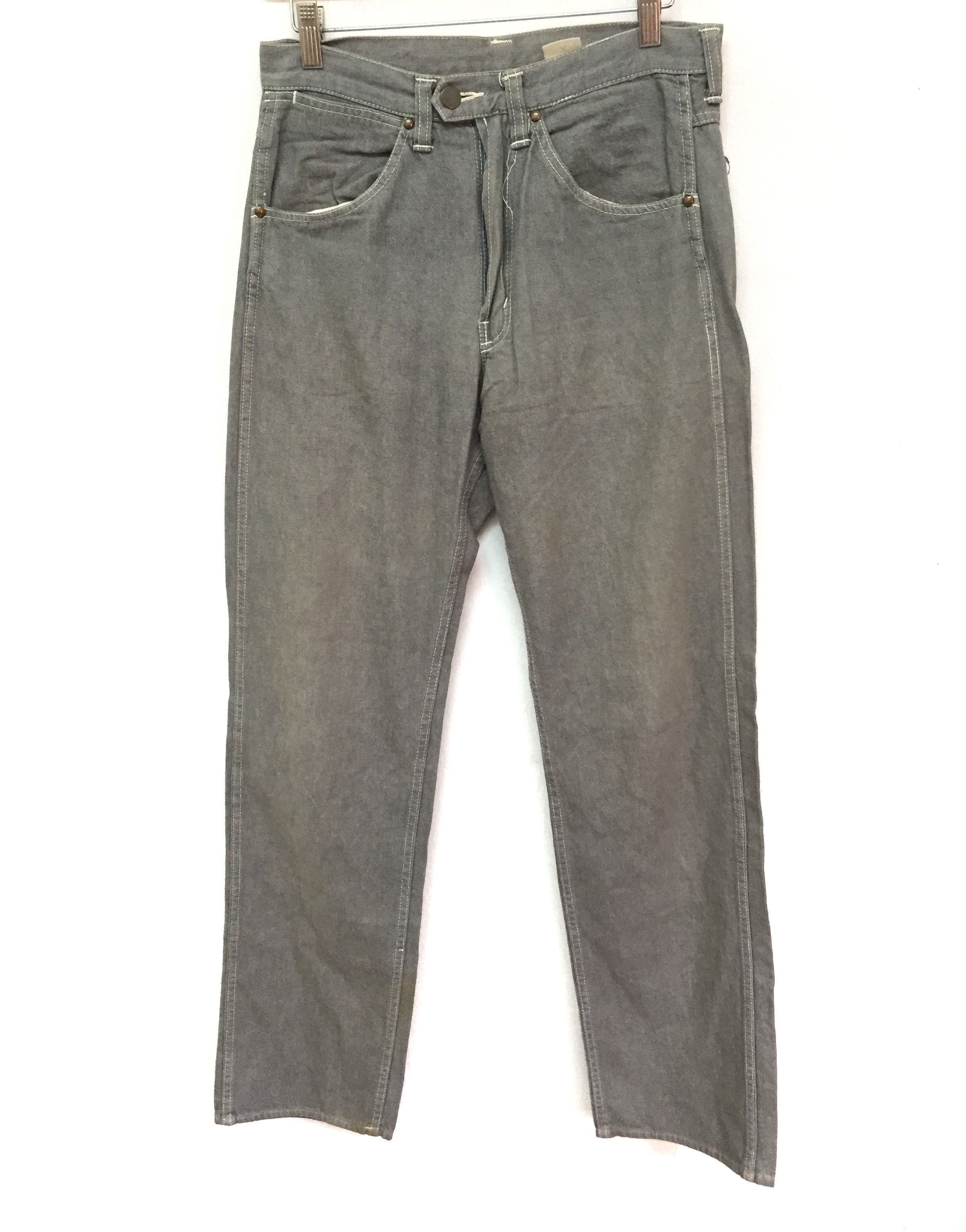 Needles HOGGS By Nepthenthes Grey Wash pants Size US 29 - 1 Thumbnail