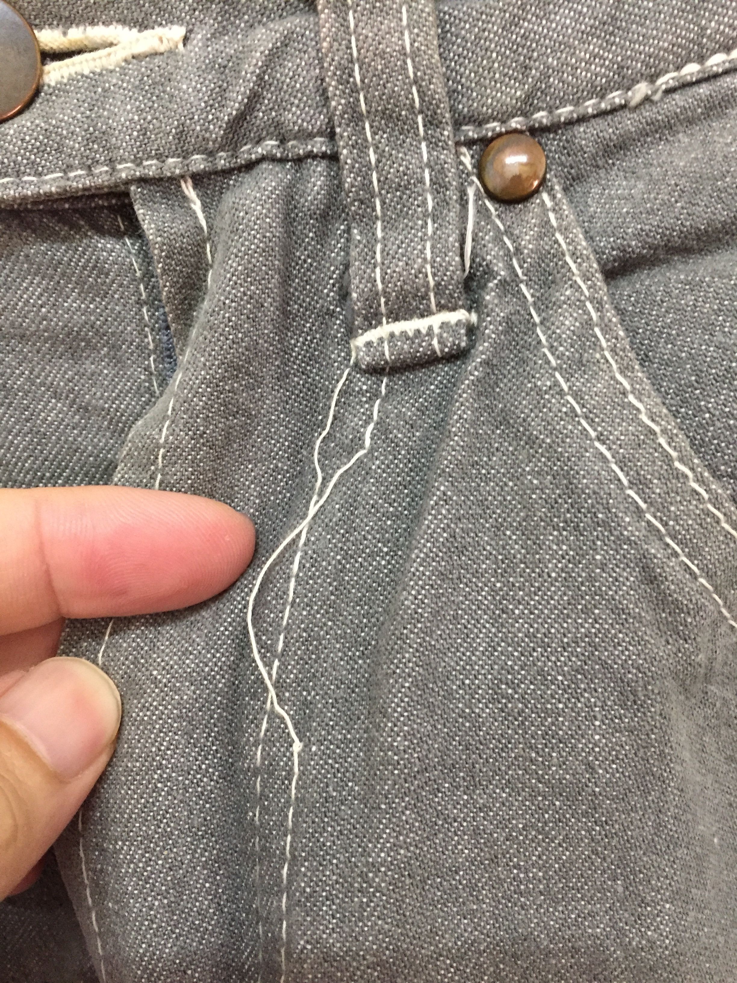 Needles HOGGS By Nepthenthes Grey Wash pants Size US 29 - 6 Thumbnail