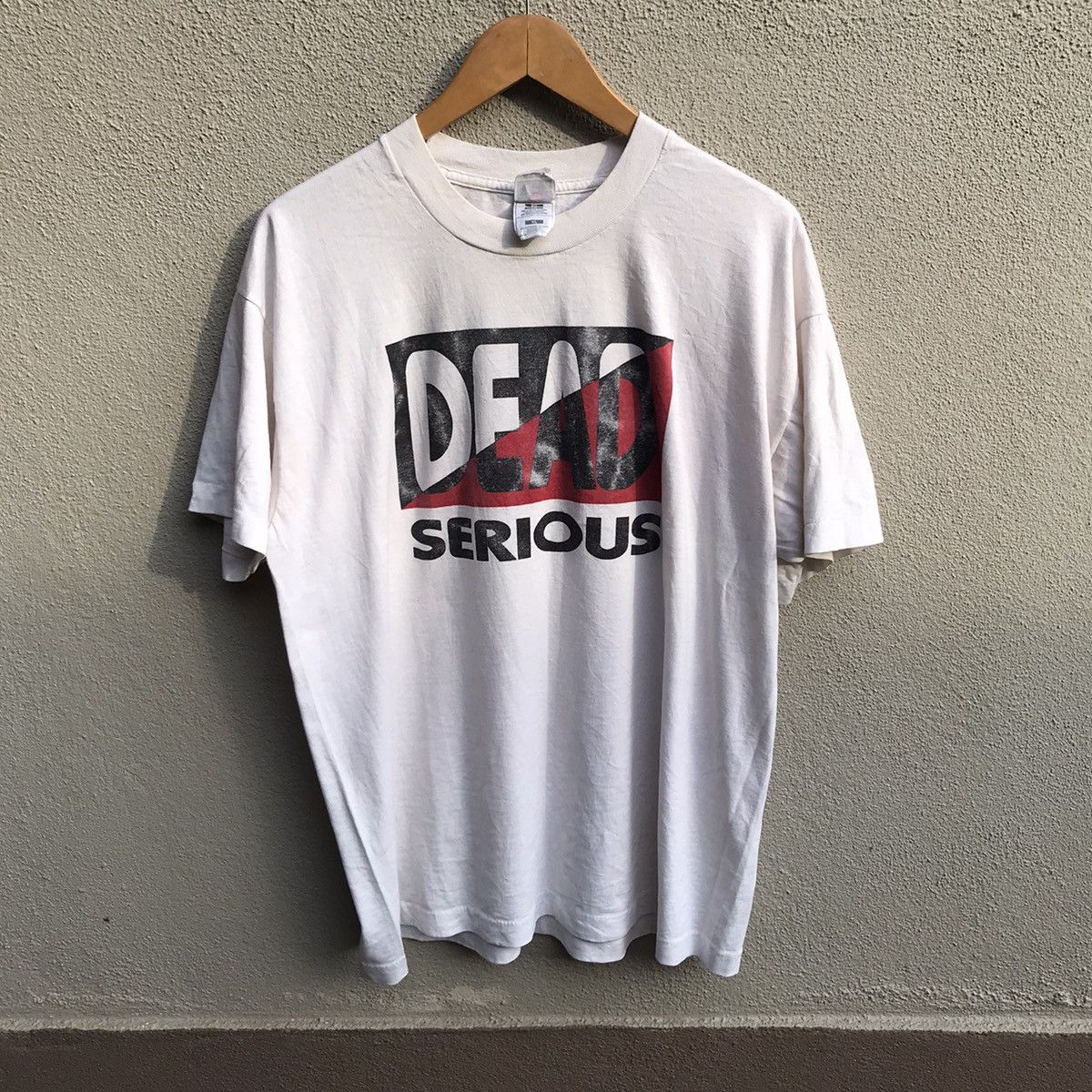 Vintage Vintage DEAD SERIOUS god jesus wording tee Size US XL / EU 56 / 4 - 1 Thumbnail