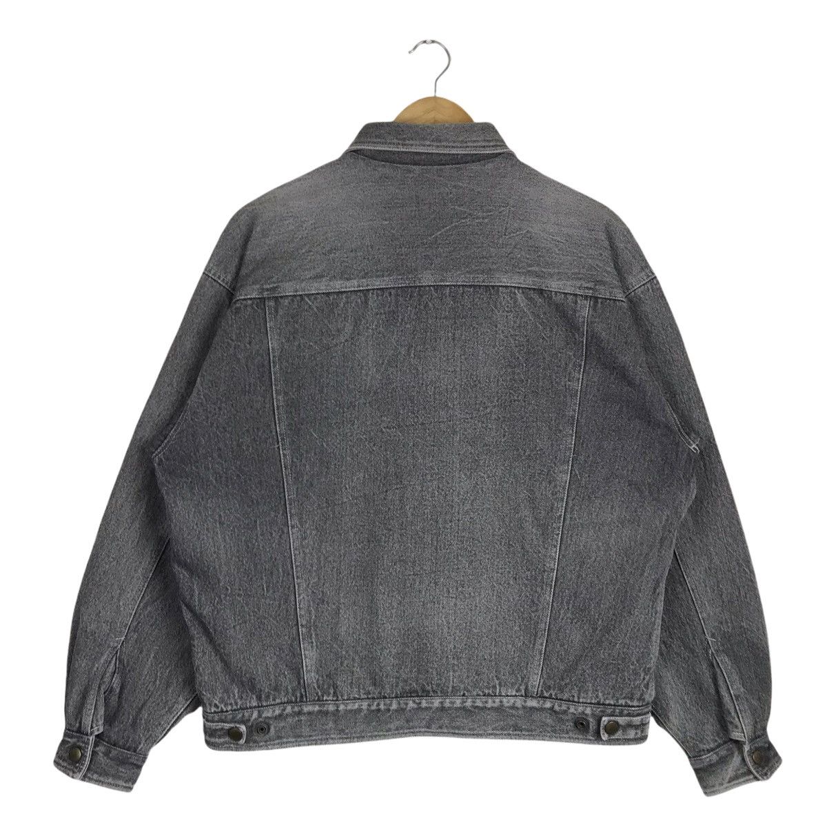 Japanese Brand Vintage Japanese Brand Boro Shashiko Denim Trucker Jacket Size US M / EU 48-50 / 2 - 5 Thumbnail