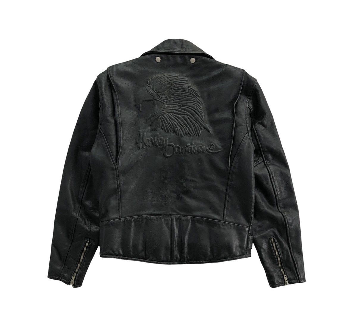 Harley Davidson Harley Davidson Riders Double Collar Leather Jacket Size US M / EU 48-50 / 2 - 2 Thumbnail
