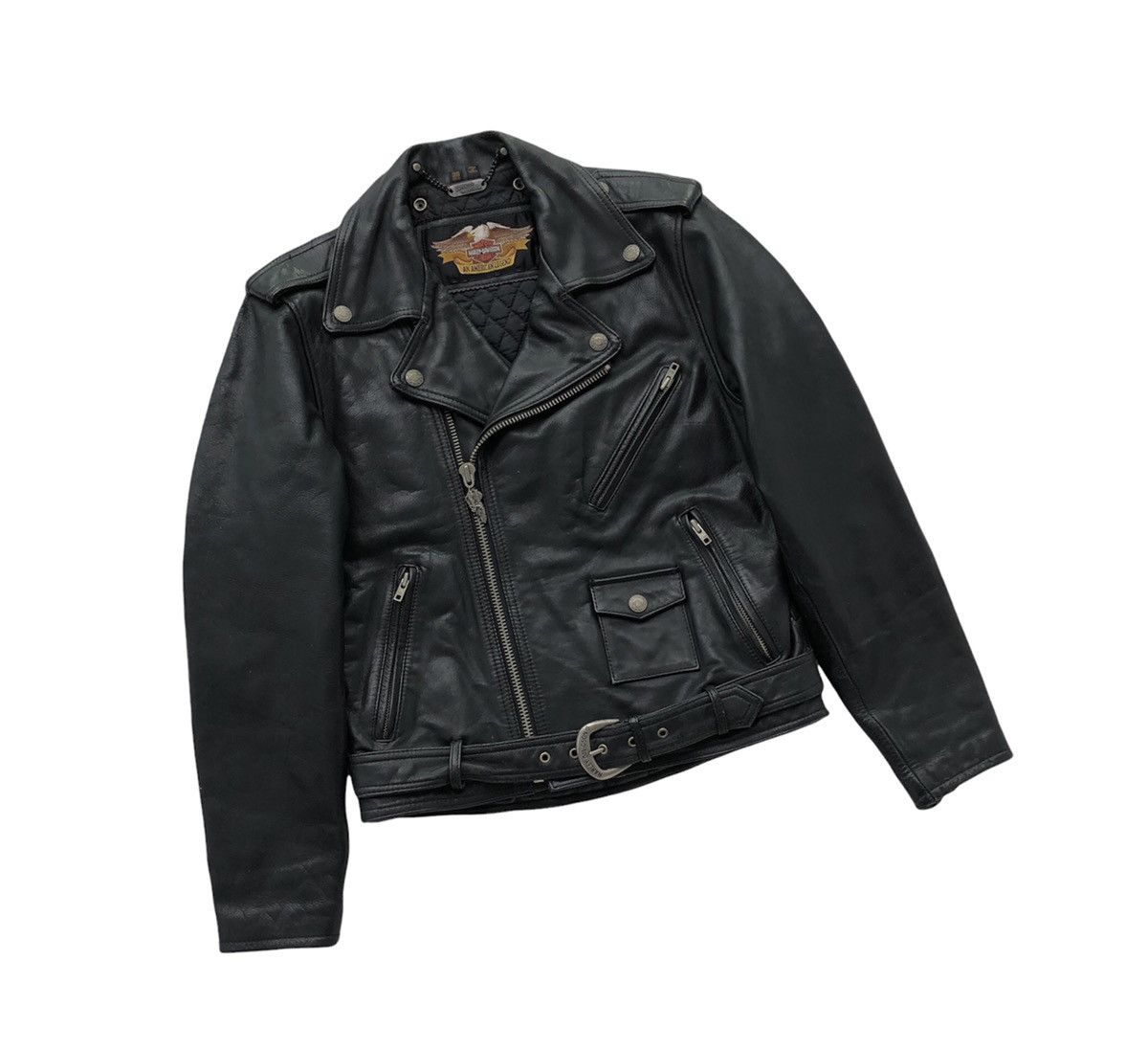 Harley Davidson Harley Davidson Riders Double Collar Leather Jacket Size US M / EU 48-50 / 2 - 3 Thumbnail