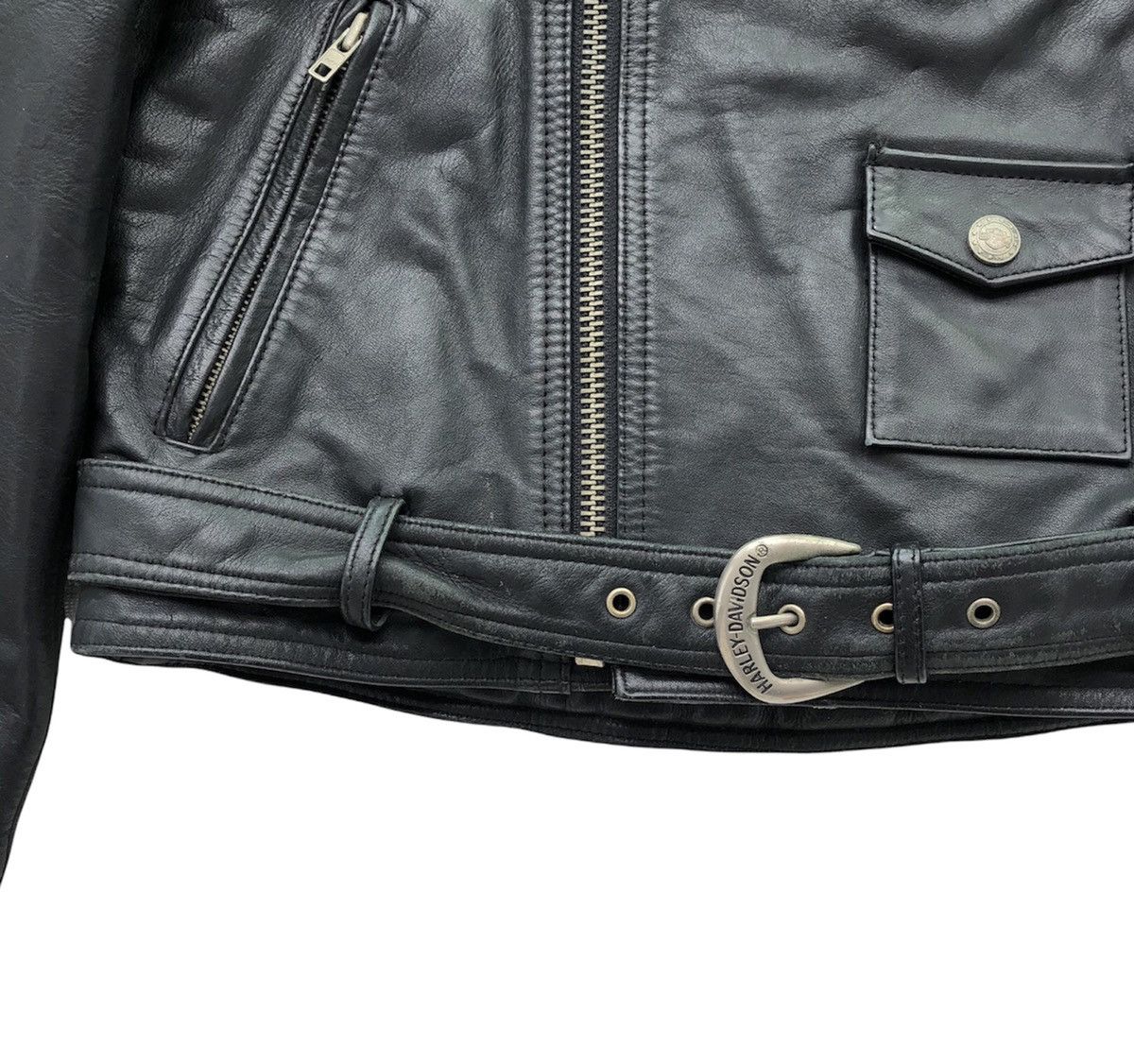 Harley Davidson Harley Davidson Riders Double Collar Leather Jacket Size US M / EU 48-50 / 2 - 9 Thumbnail