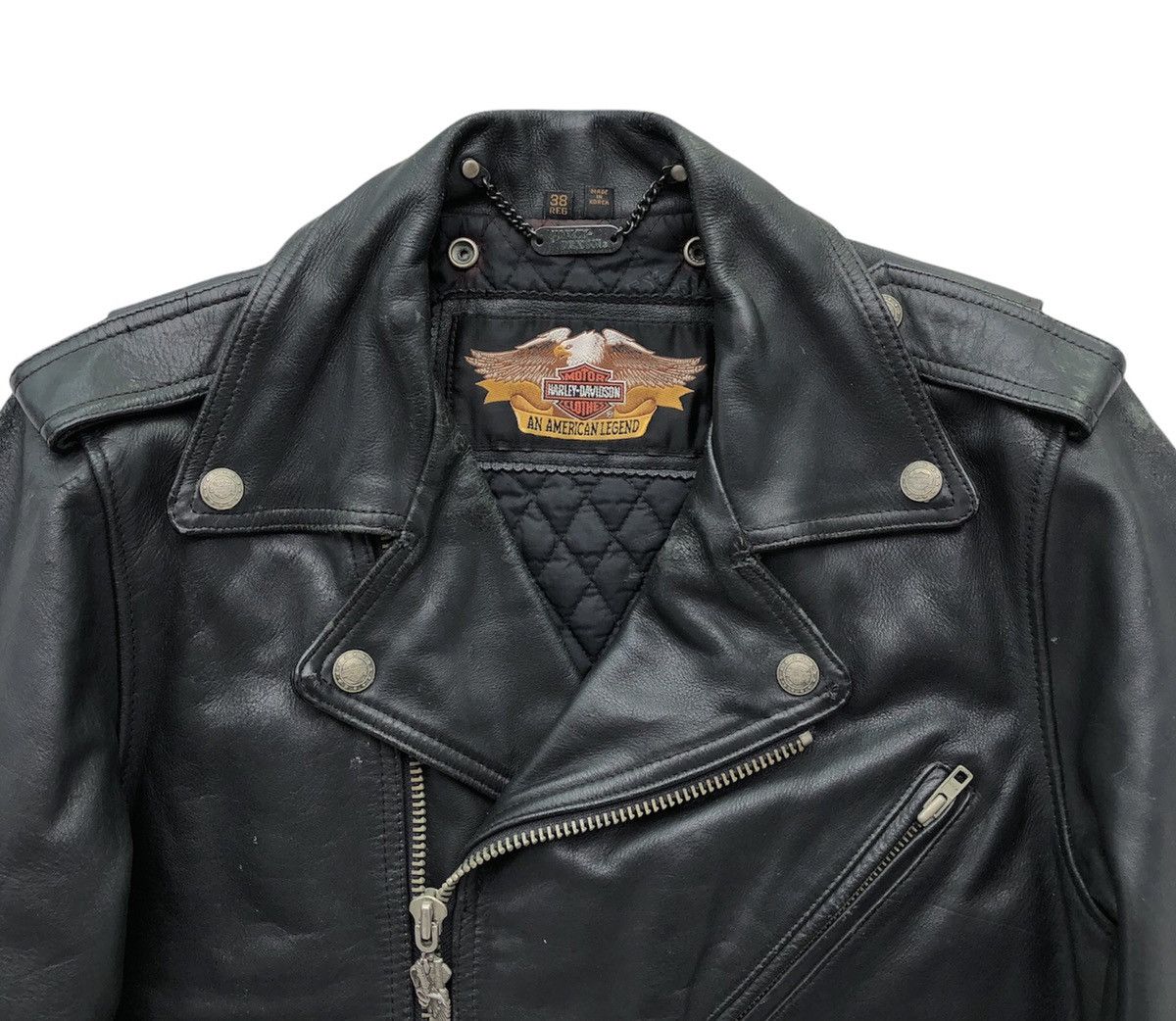 Harley Davidson Harley Davidson Riders Double Collar Leather Jacket Size US M / EU 48-50 / 2 - 4 Thumbnail