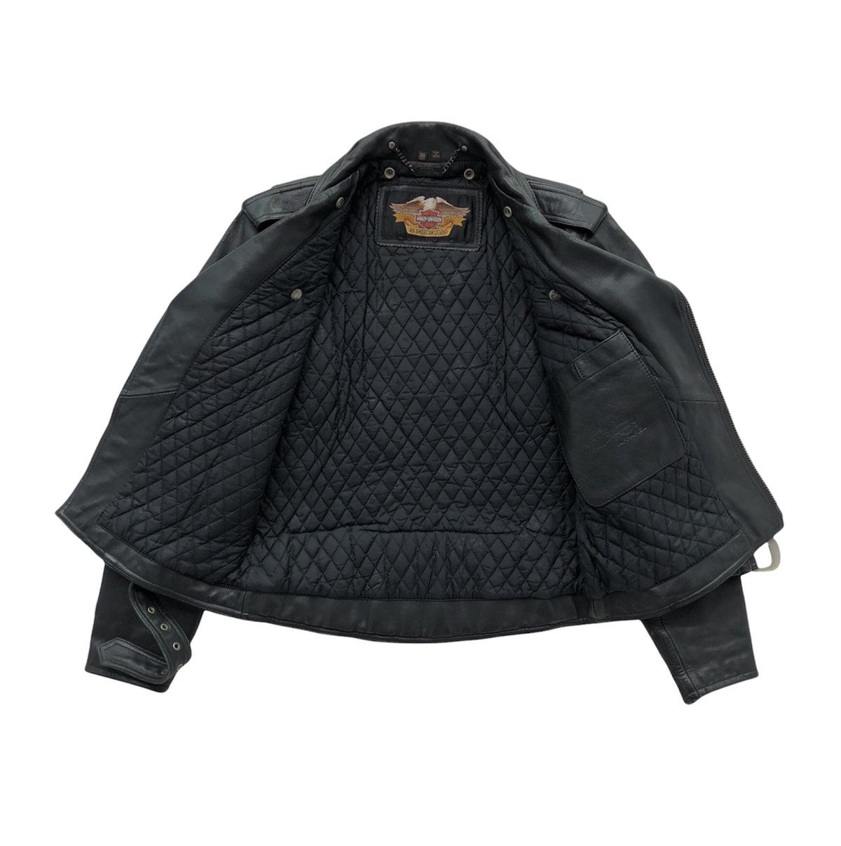 Harley Davidson Harley Davidson Riders Double Collar Leather Jacket Size US M / EU 48-50 / 2 - 5 Thumbnail