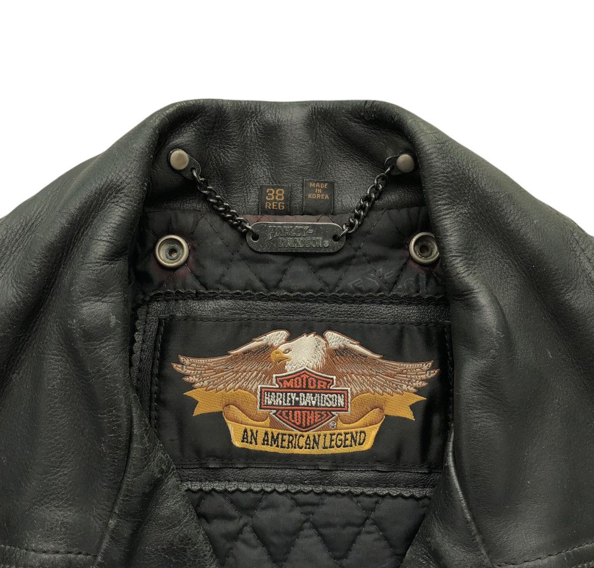 Harley Davidson Harley Davidson Riders Double Collar Leather Jacket Size US M / EU 48-50 / 2 - 21 Thumbnail