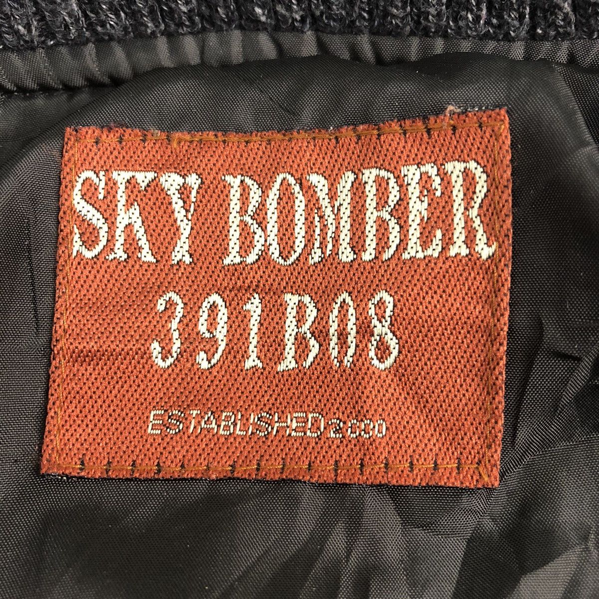Japanese Brand Sky Bomber Faded Black Hoodie Bomber Jacket Size US M / EU 48-50 / 2 - 9 Thumbnail