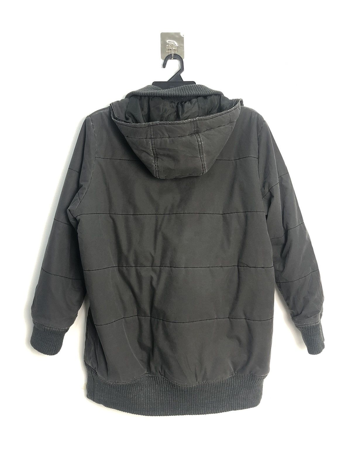 Japanese Brand Sky Bomber Faded Black Hoodie Bomber Jacket Size US M / EU 48-50 / 2 - 5 Thumbnail