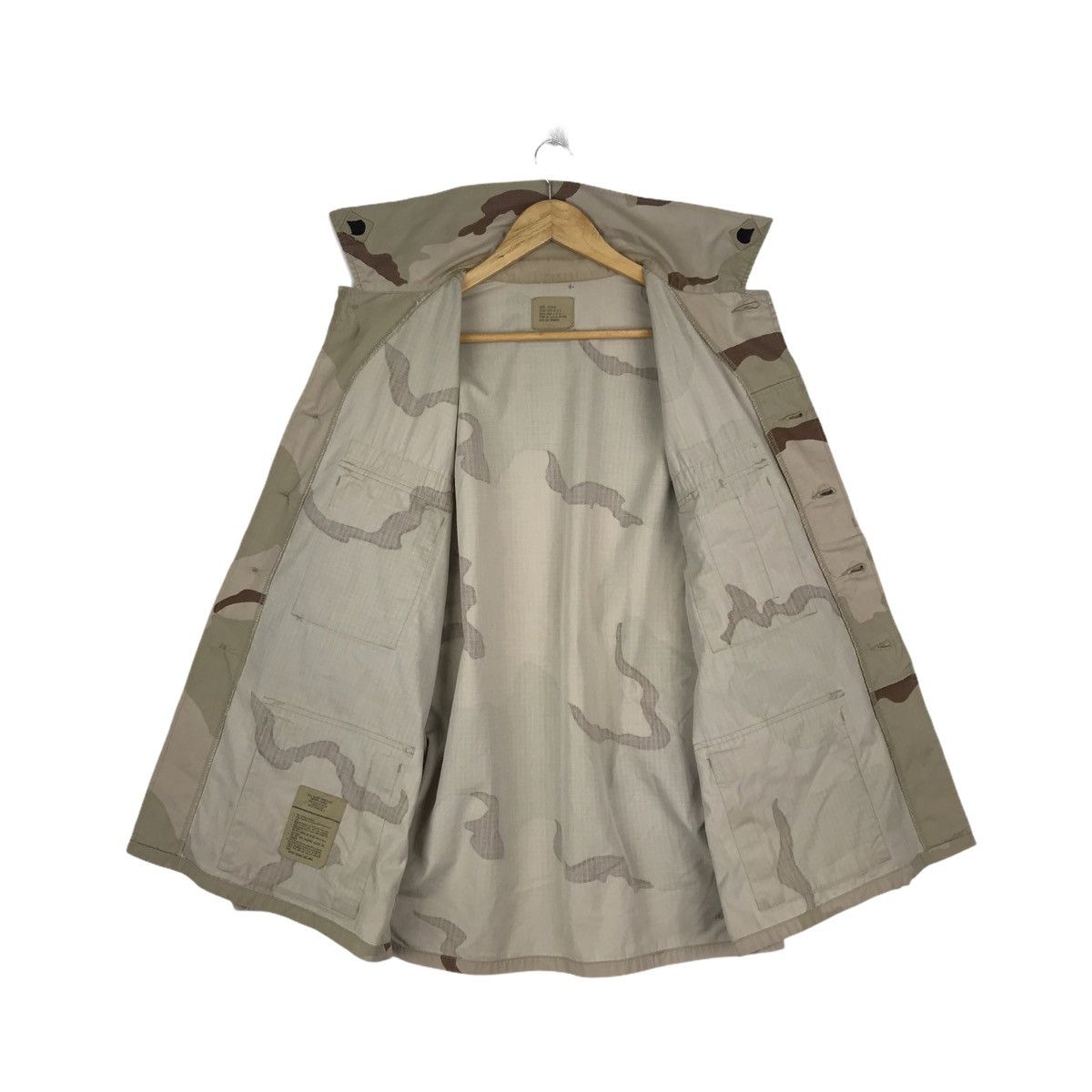 Vintage Vtg Military Desert Camouflage CombatWoodland CoatJacket Size US L / EU 52-54 / 3 - 7 Thumbnail