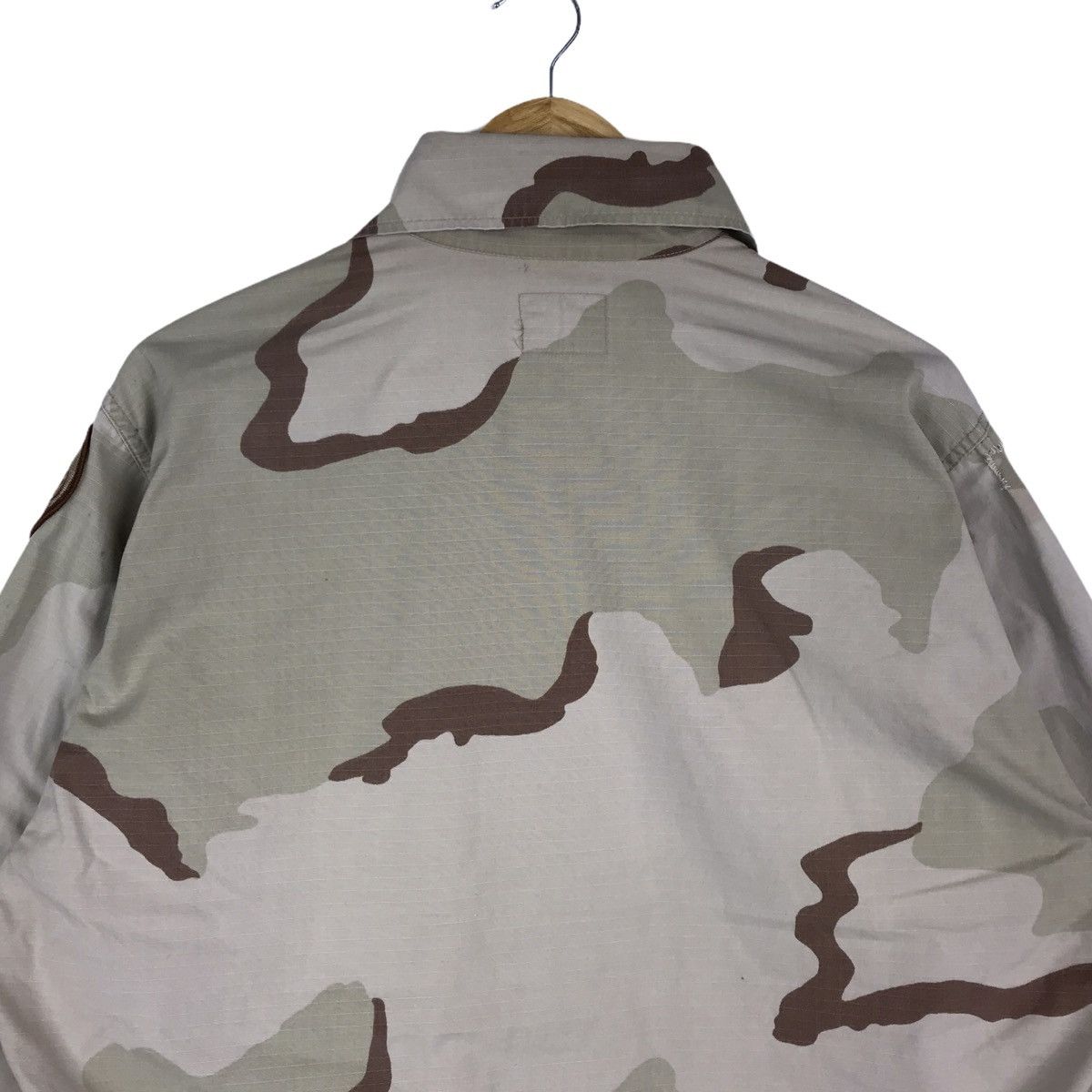 Vintage Vtg Military Desert Camouflage CombatWoodland CoatJacket Size US L / EU 52-54 / 3 - 4 Thumbnail