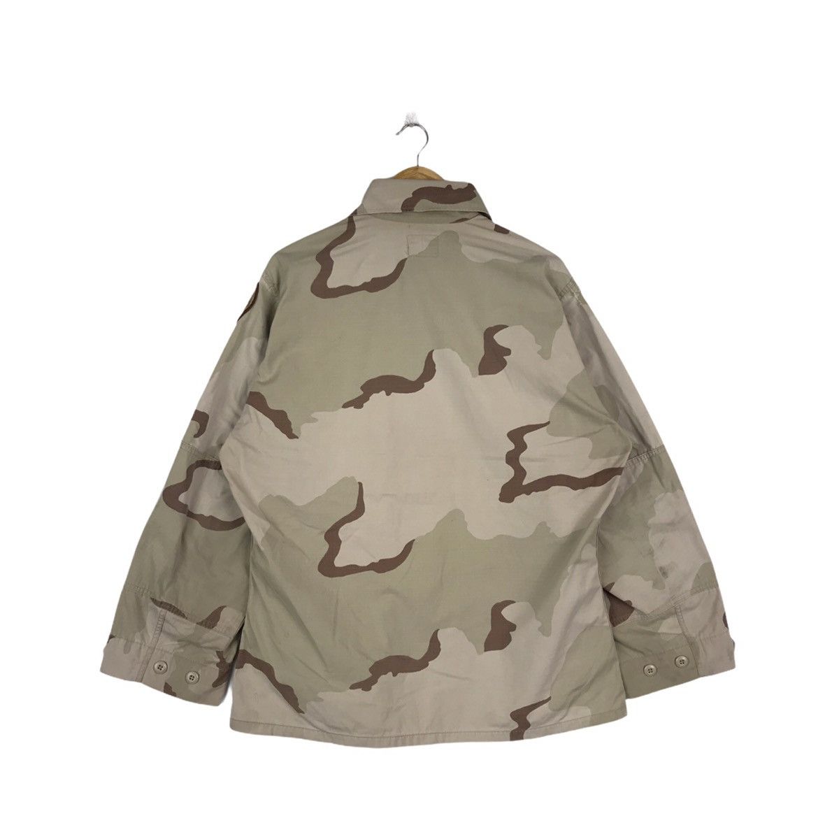 Vintage Vtg Military Desert Camouflage CombatWoodland CoatJacket Size US L / EU 52-54 / 3 - 3 Thumbnail