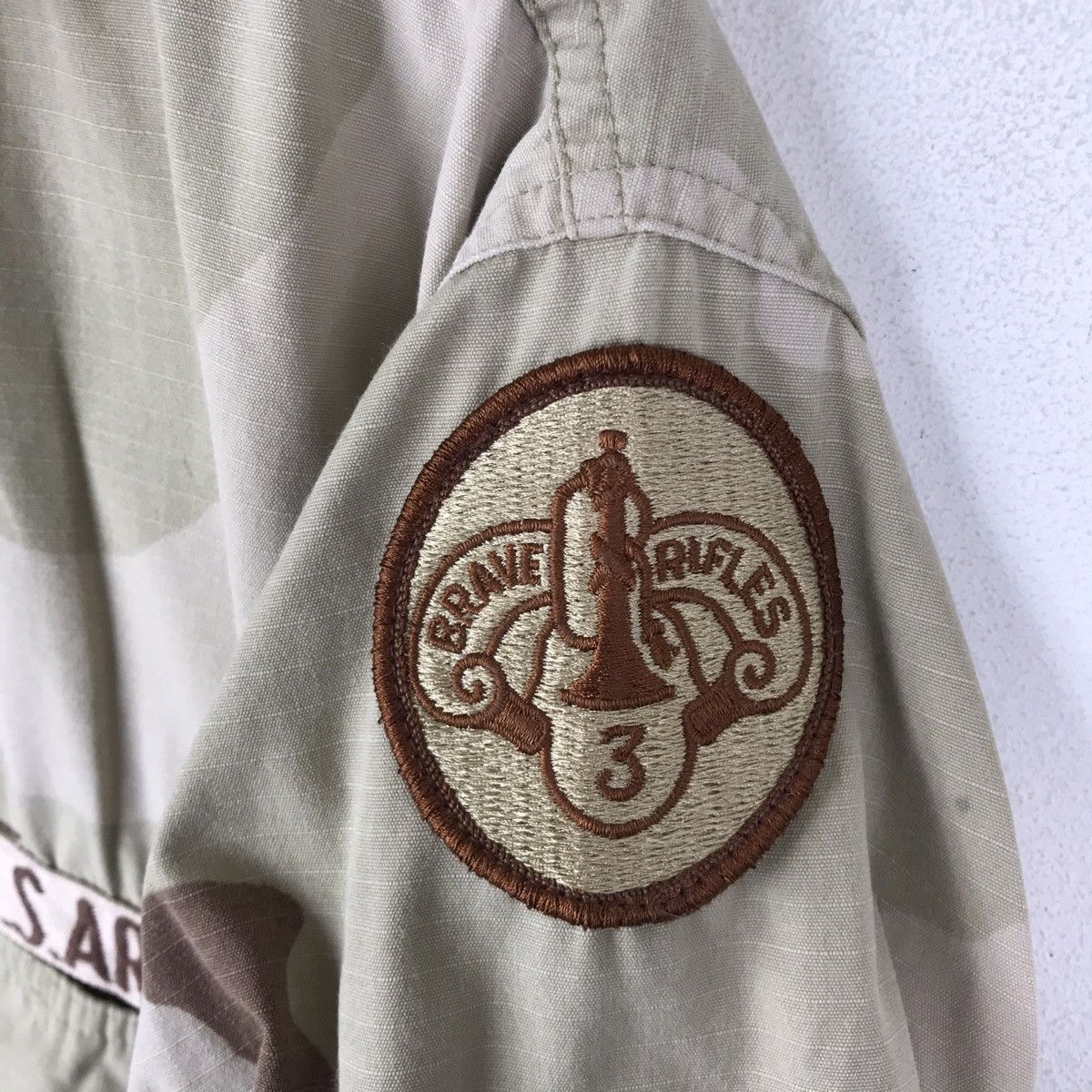 Vintage Vtg Military Desert Camouflage CombatWoodland CoatJacket Size US L / EU 52-54 / 3 - 9 Thumbnail